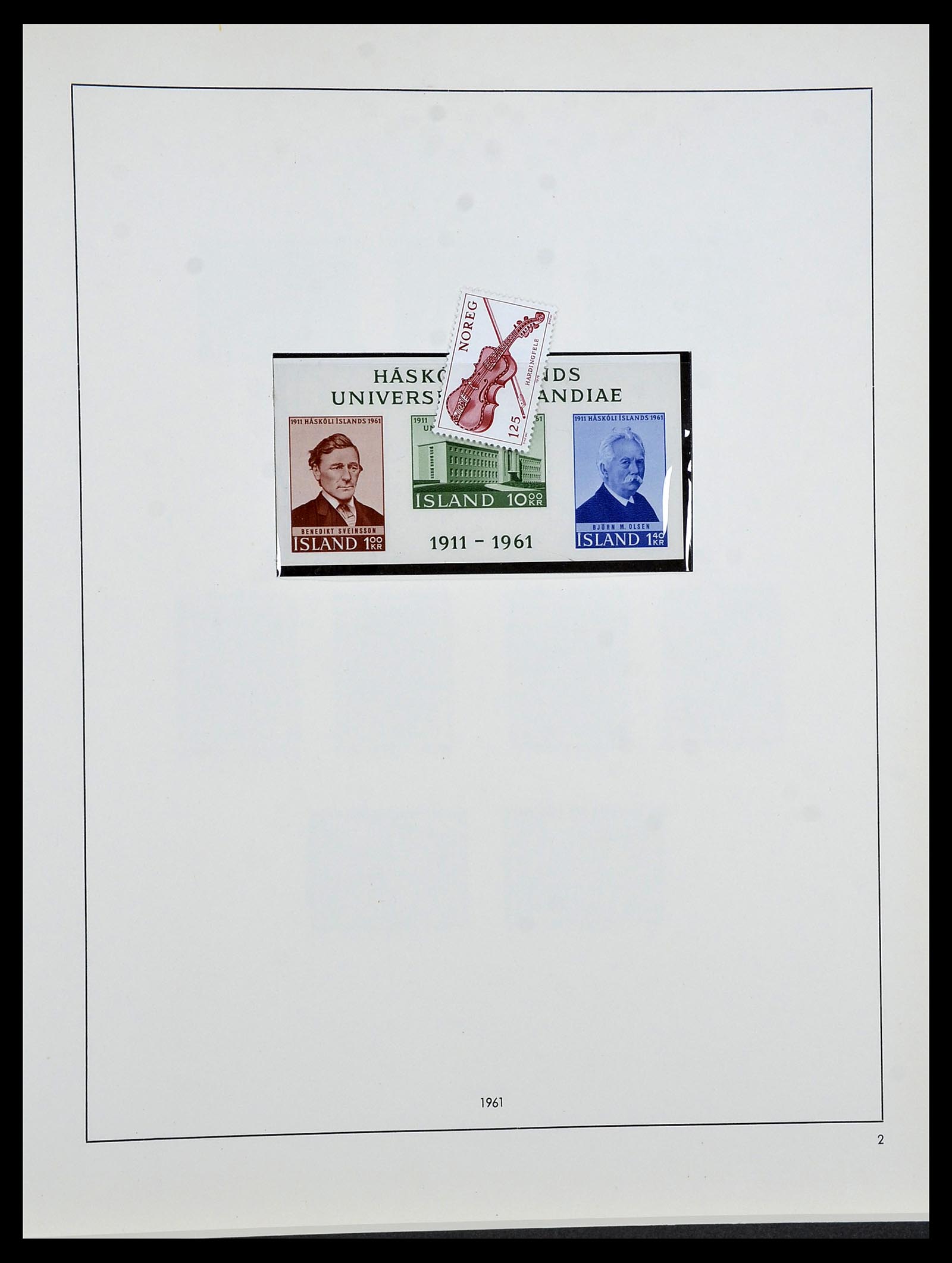 34313 056 - Postzegelverzameling 34313 Scandinavië 1856-1990.