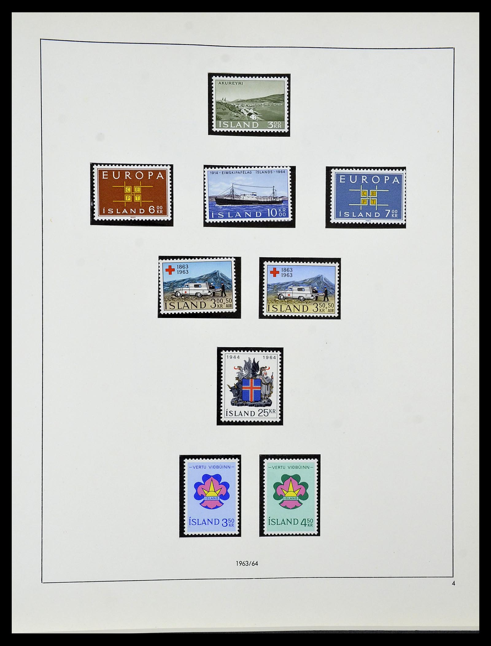 34313 059 - Postzegelverzameling 34313 Scandinavië 1856-1990.