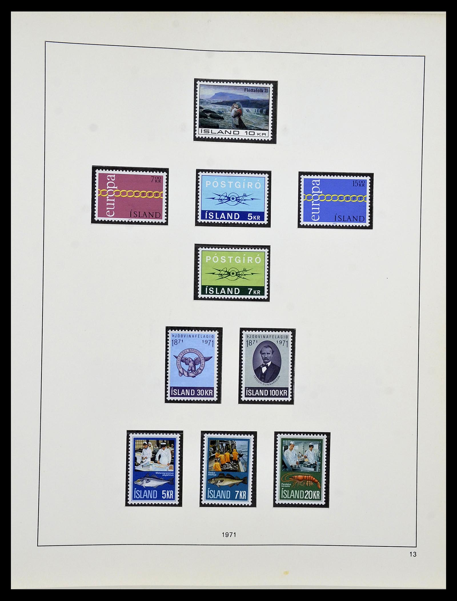 34313 068 - Stamp collection 34313 Scandinavia 1856-1990.