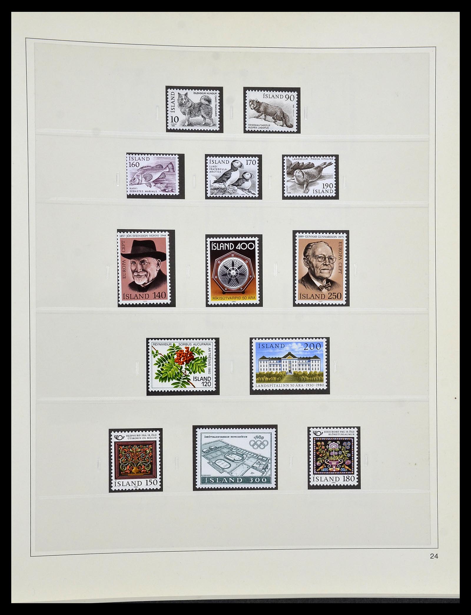 34313 080 - Stamp collection 34313 Scandinavia 1856-1990.