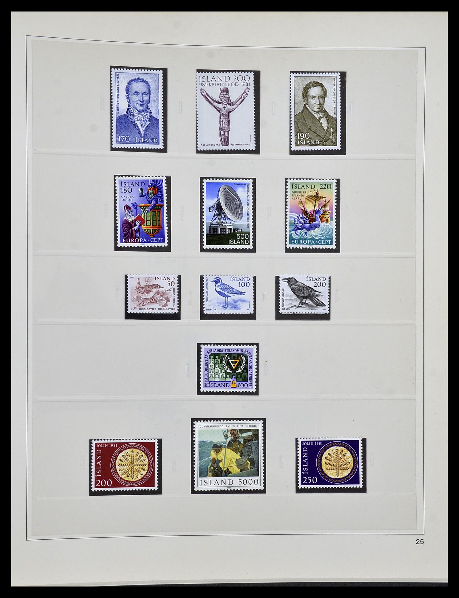 34313 081 - Stamp collection 34313 Scandinavia 1856-1990.