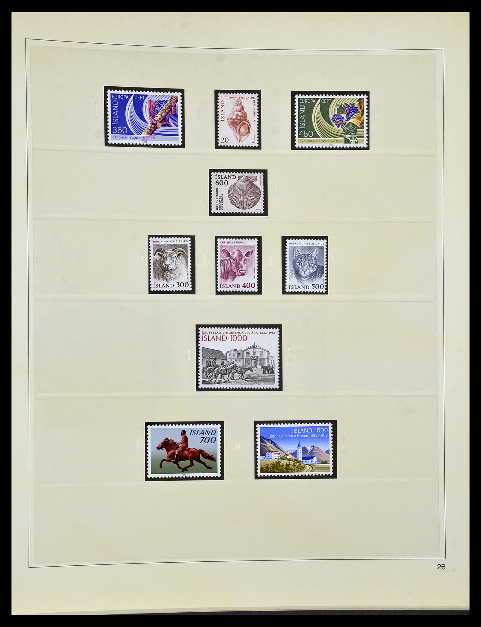 34313 082 - Stamp collection 34313 Scandinavia 1856-1990.