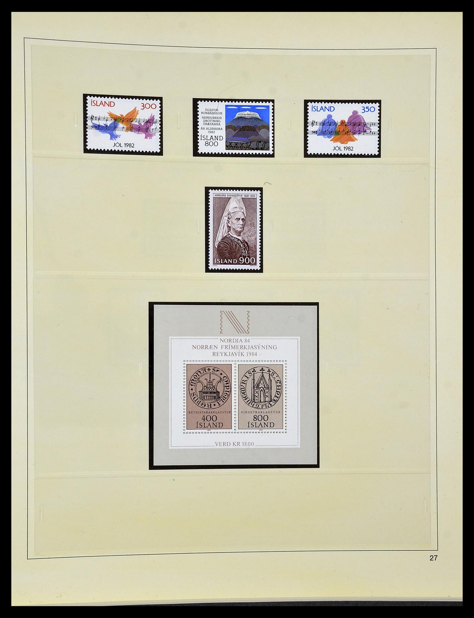 34313 083 - Stamp collection 34313 Scandinavia 1856-1990.