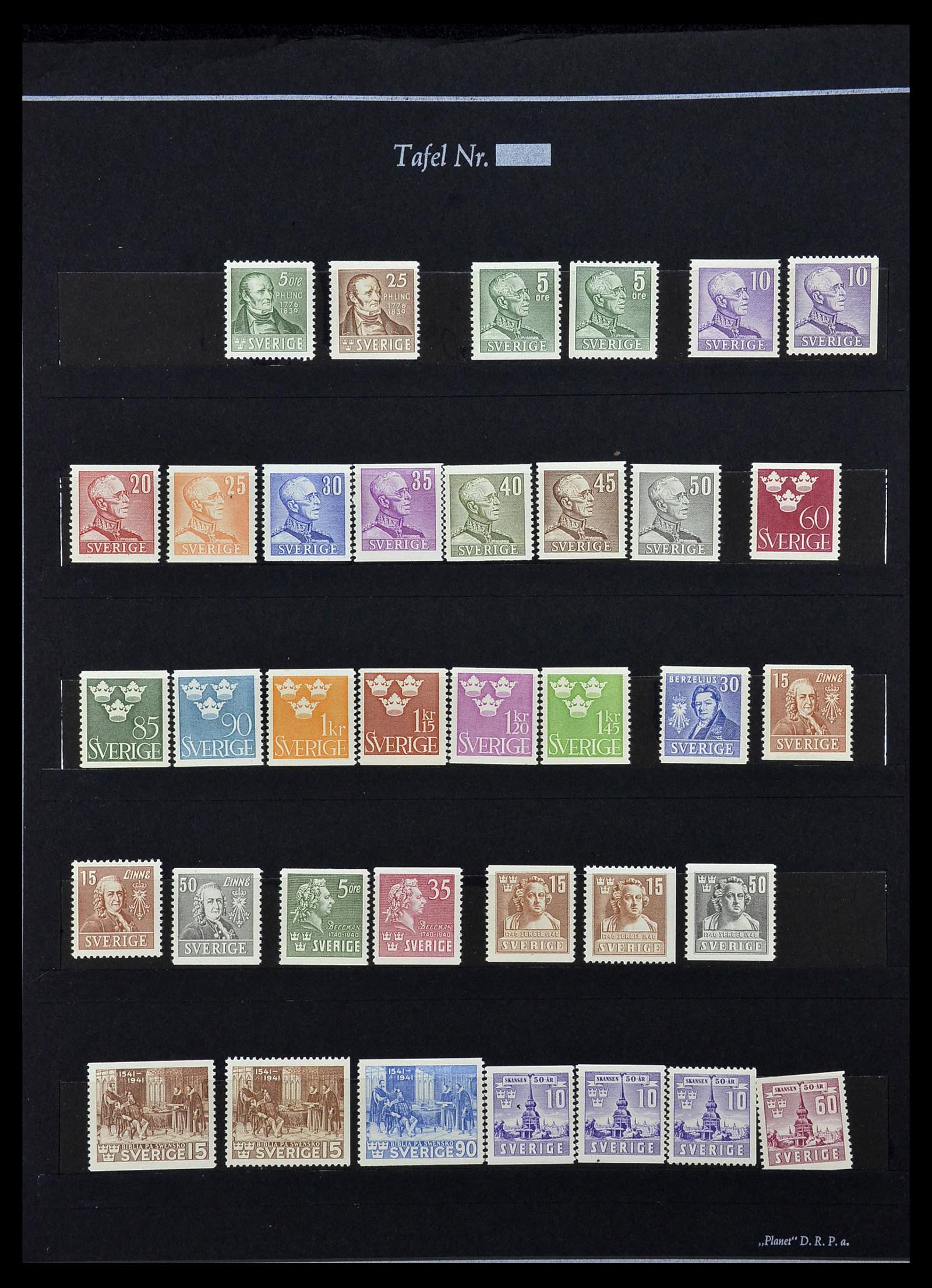 34313 087 - Stamp collection 34313 Scandinavia 1856-1990.
