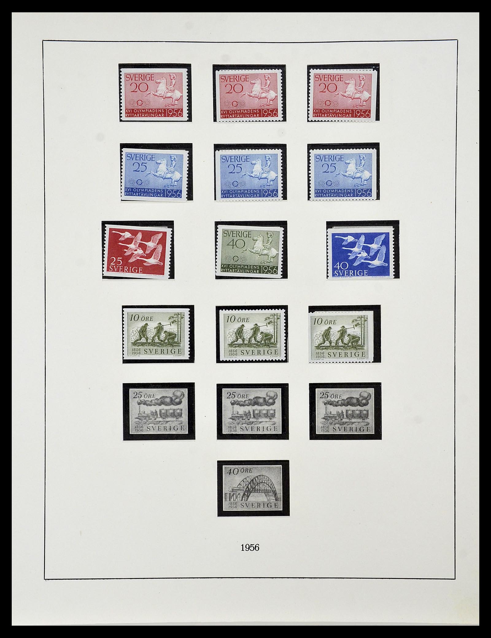 34313 090 - Stamp collection 34313 Scandinavia 1856-1990.
