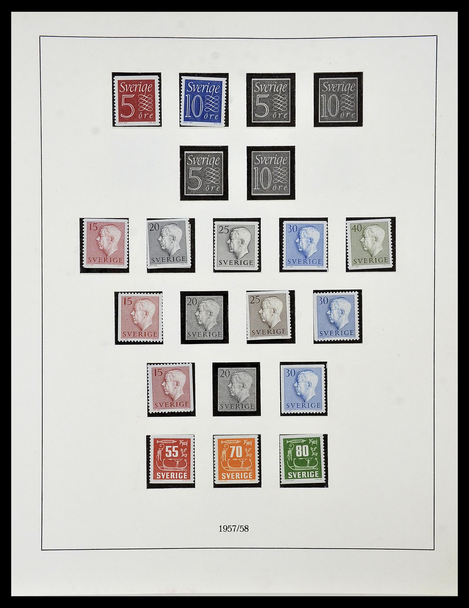 34313 092 - Stamp collection 34313 Scandinavia 1856-1990.
