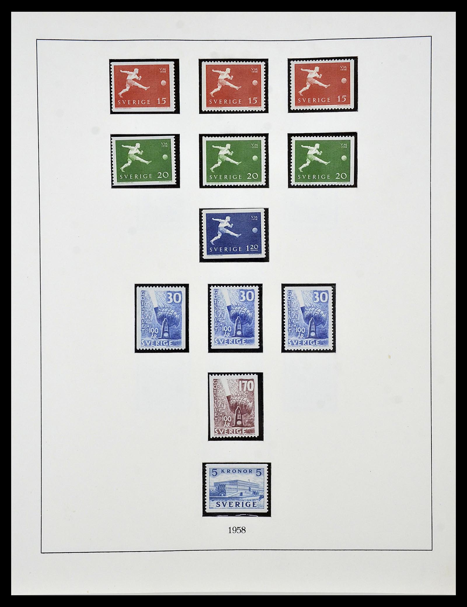 34313 093 - Stamp collection 34313 Scandinavia 1856-1990.