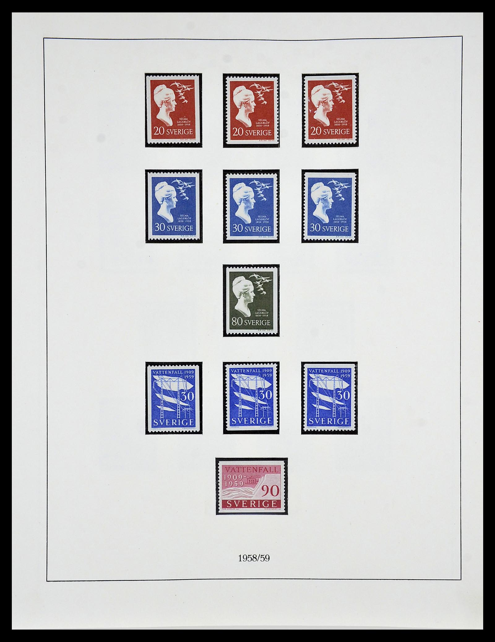 34313 094 - Stamp collection 34313 Scandinavia 1856-1990.