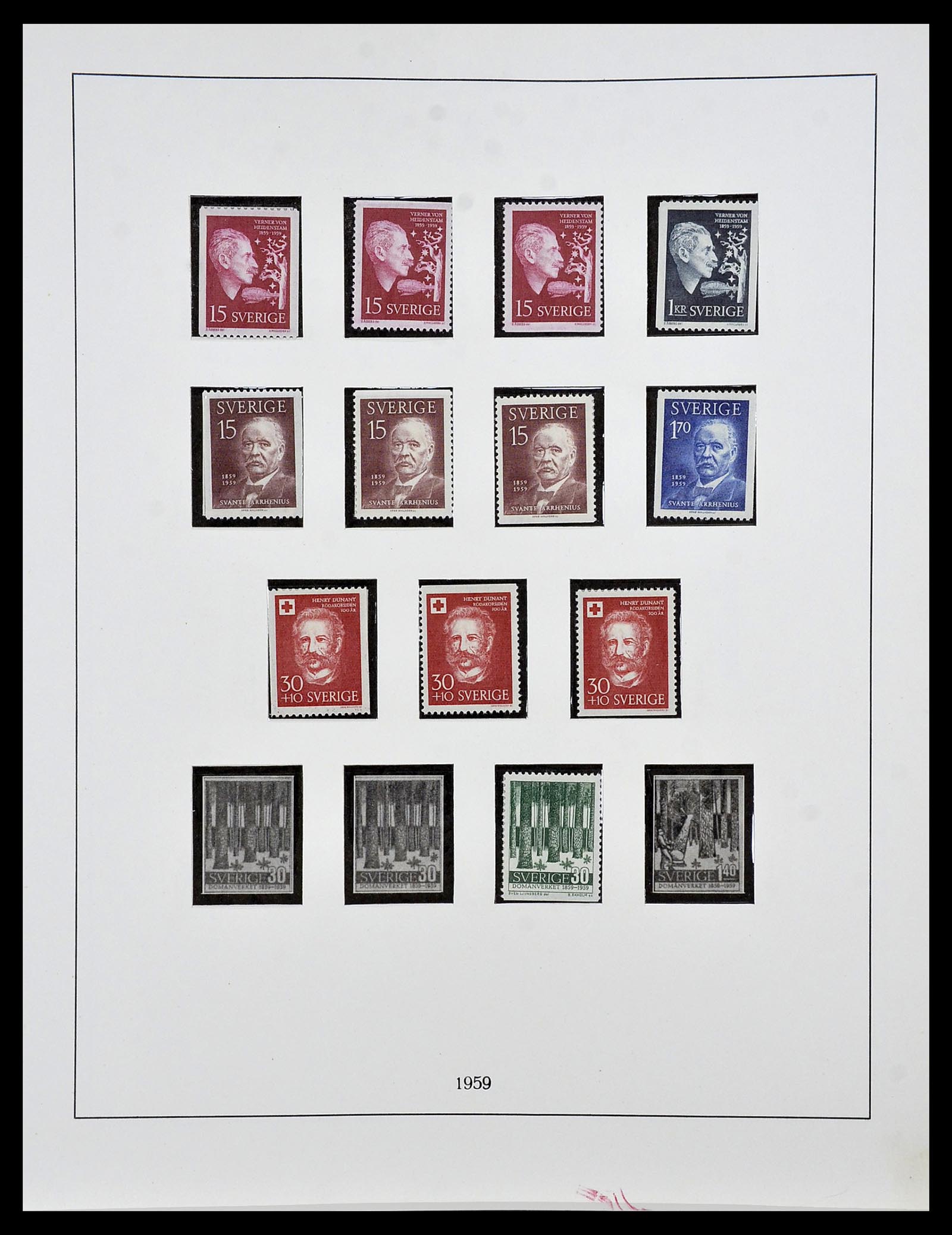 34313 095 - Stamp collection 34313 Scandinavia 1856-1990.