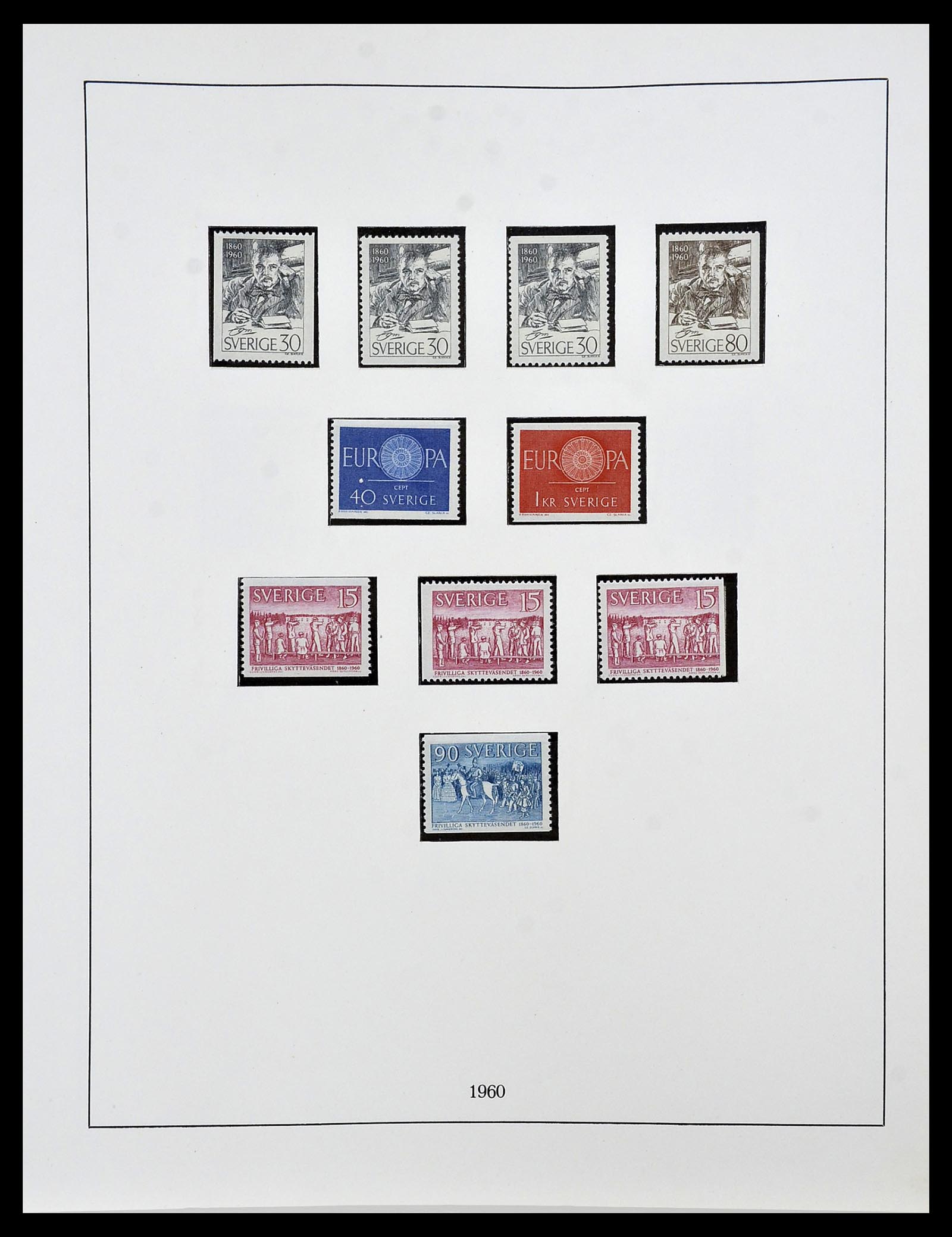 34313 096 - Stamp collection 34313 Scandinavia 1856-1990.