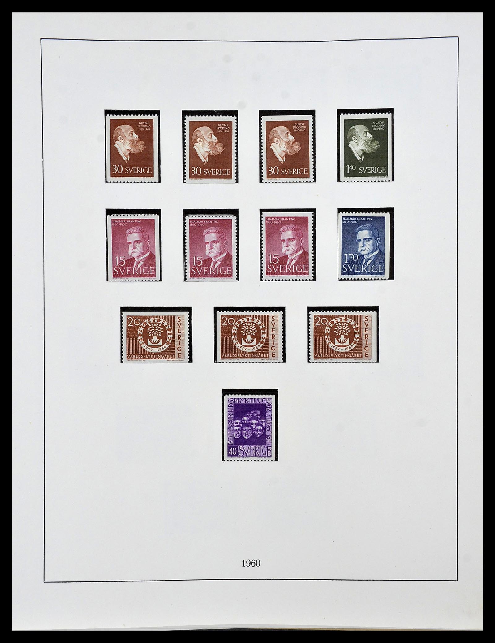 34313 097 - Stamp collection 34313 Scandinavia 1856-1990.