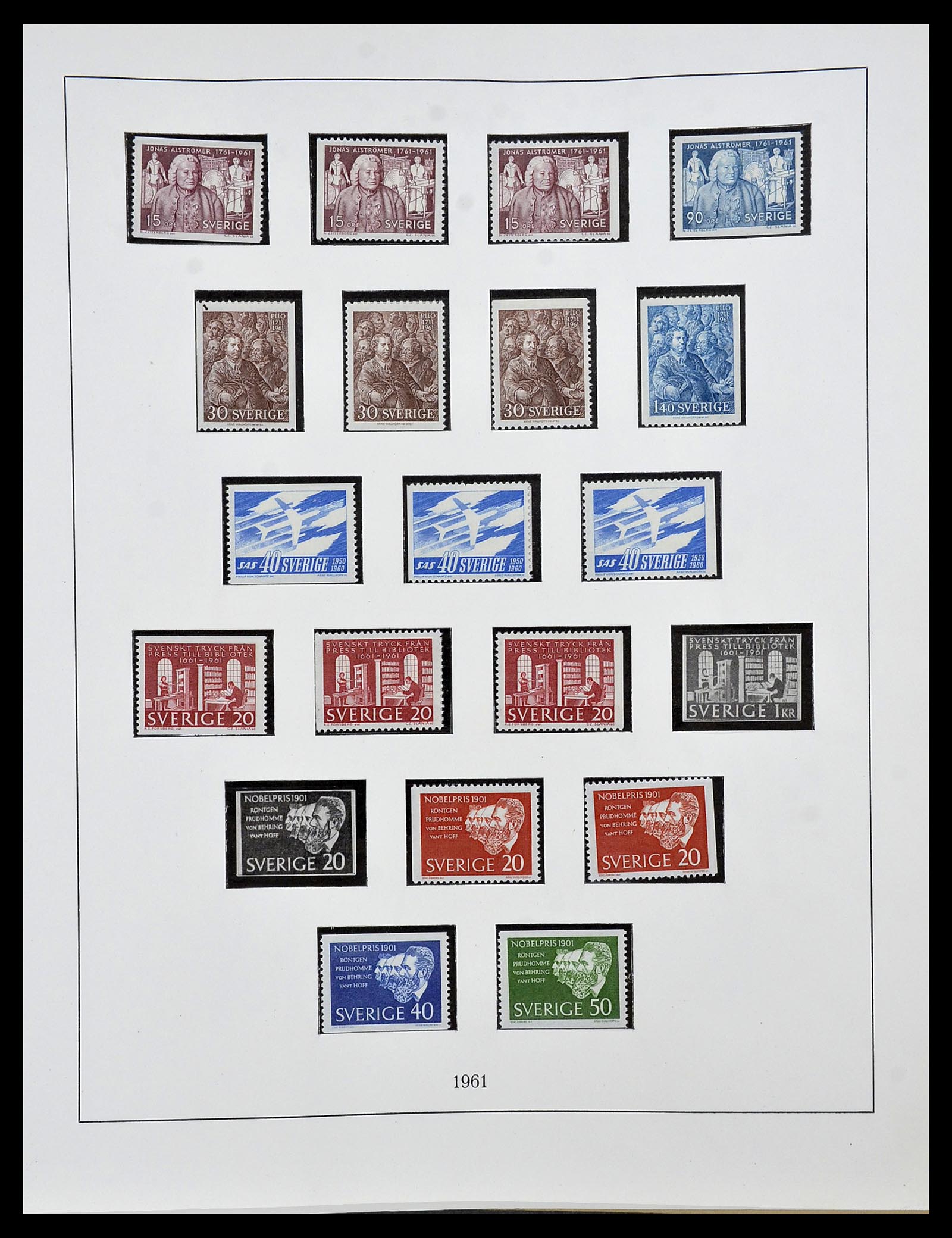 34313 098 - Stamp collection 34313 Scandinavia 1856-1990.