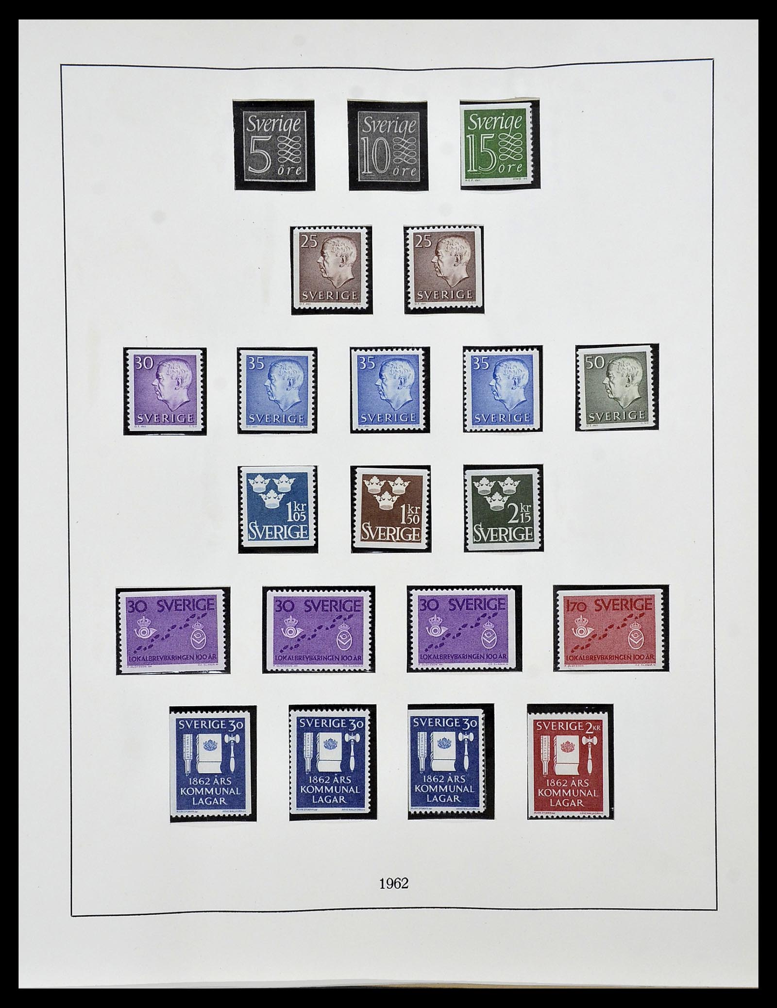 34313 099 - Stamp collection 34313 Scandinavia 1856-1990.