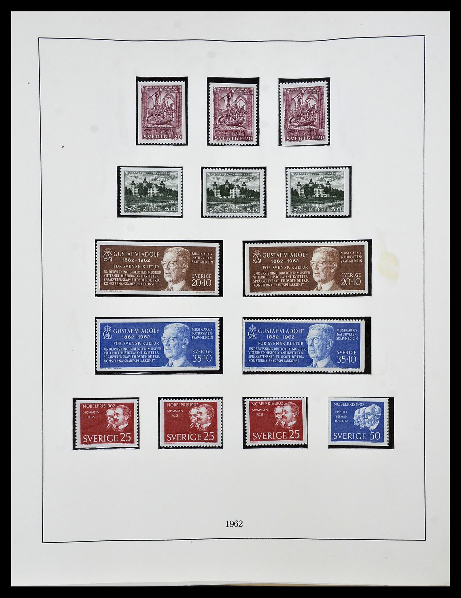 34313 100 - Stamp collection 34313 Scandinavia 1856-1990.