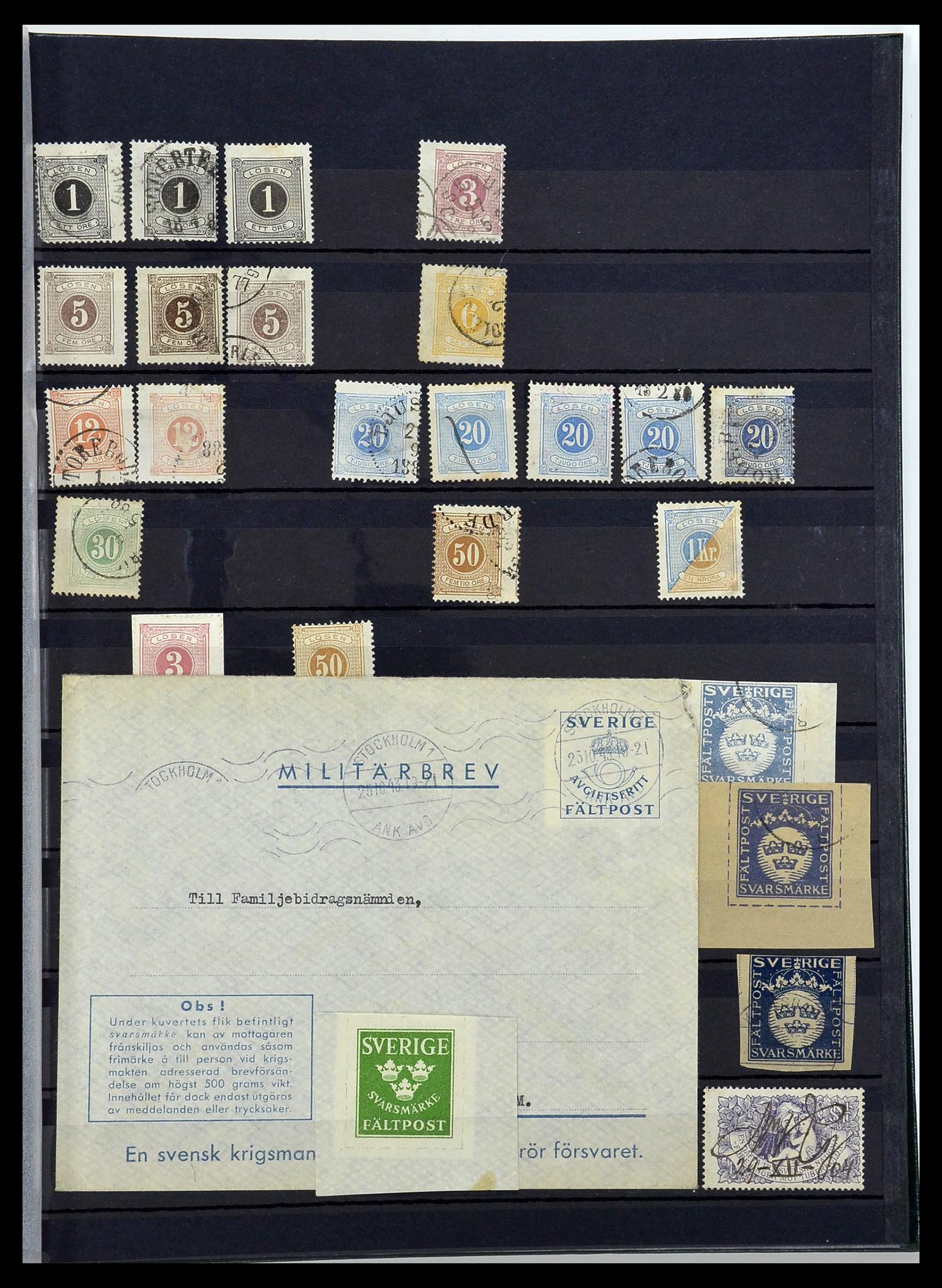 34313 405 - Stamp collection 34313 Scandinavia 1856-1990.