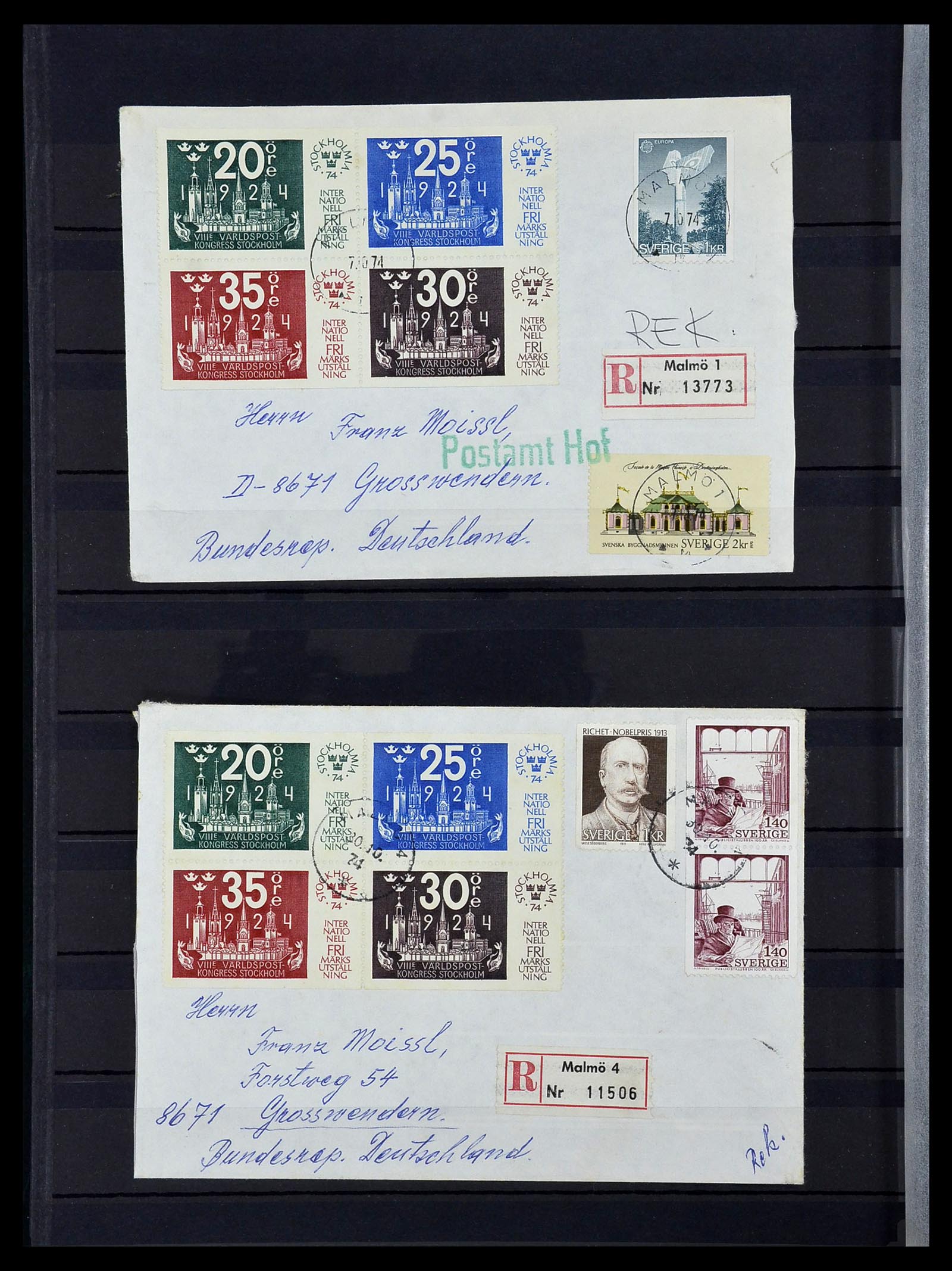 34313 408 - Stamp collection 34313 Scandinavia 1856-1990.