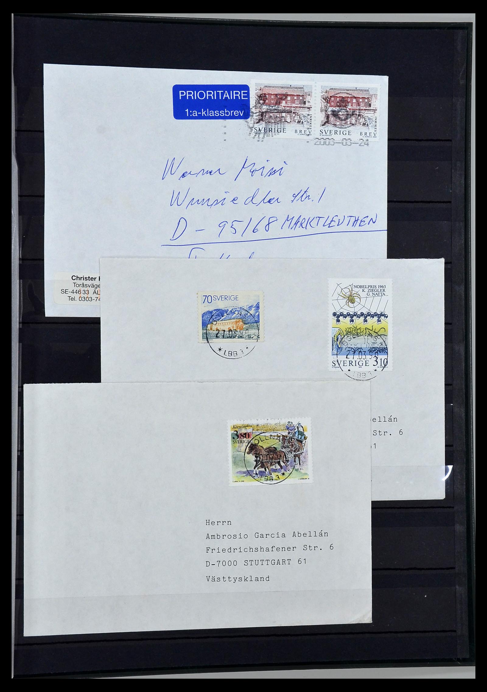 34313 417 - Stamp collection 34313 Scandinavia 1856-1990.