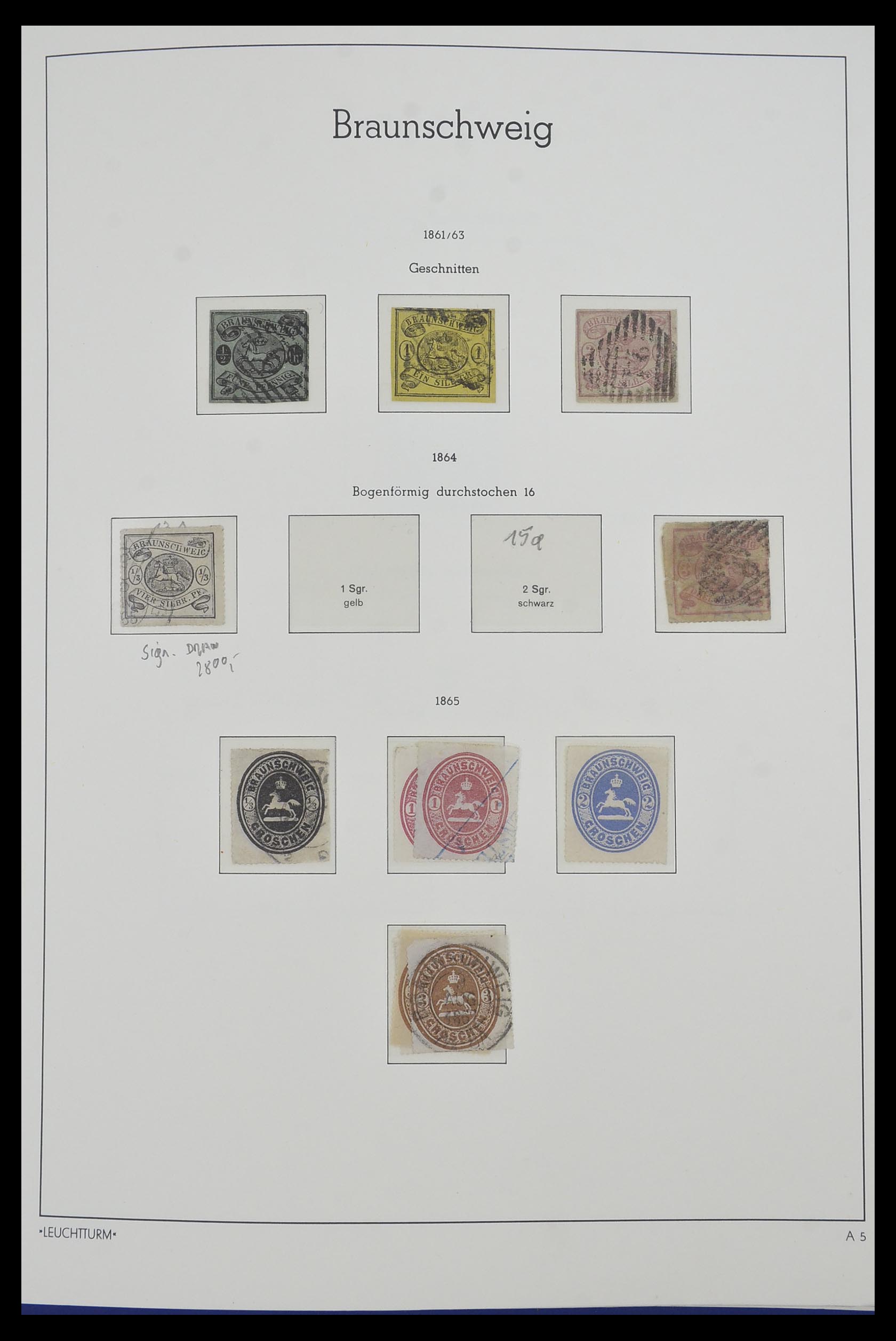 34315 007 - Postzegelverzameling 34315 Oud Duitse Staten 1849-1920.