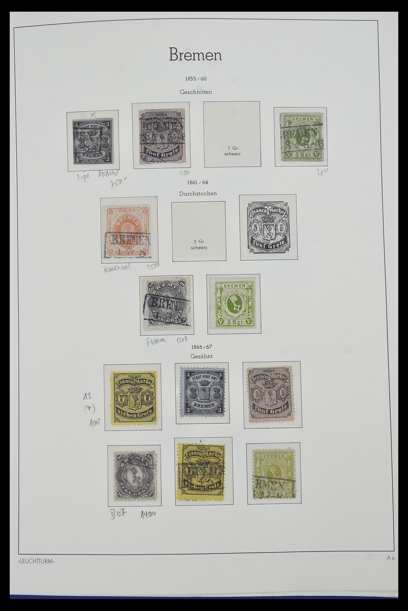 34315 010 - Postzegelverzameling 34315 Oud Duitse Staten 1849-1920.
