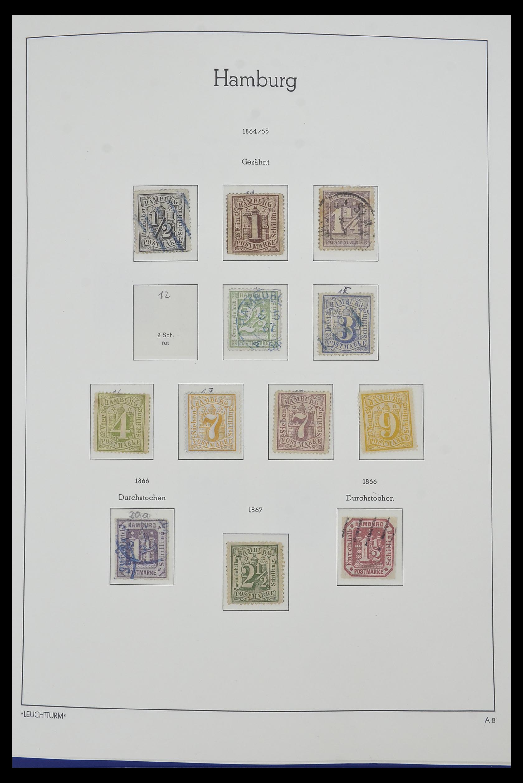 34315 013 - Postzegelverzameling 34315 Oud Duitse Staten 1849-1920.
