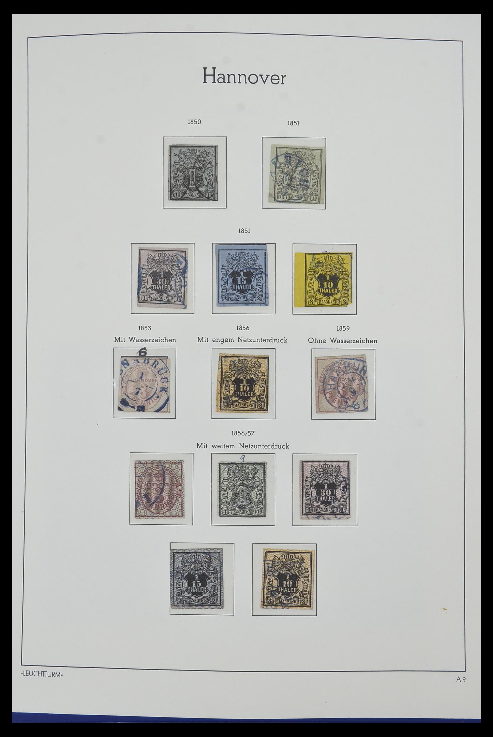 34315 015 - Postzegelverzameling 34315 Oud Duitse Staten 1849-1920.