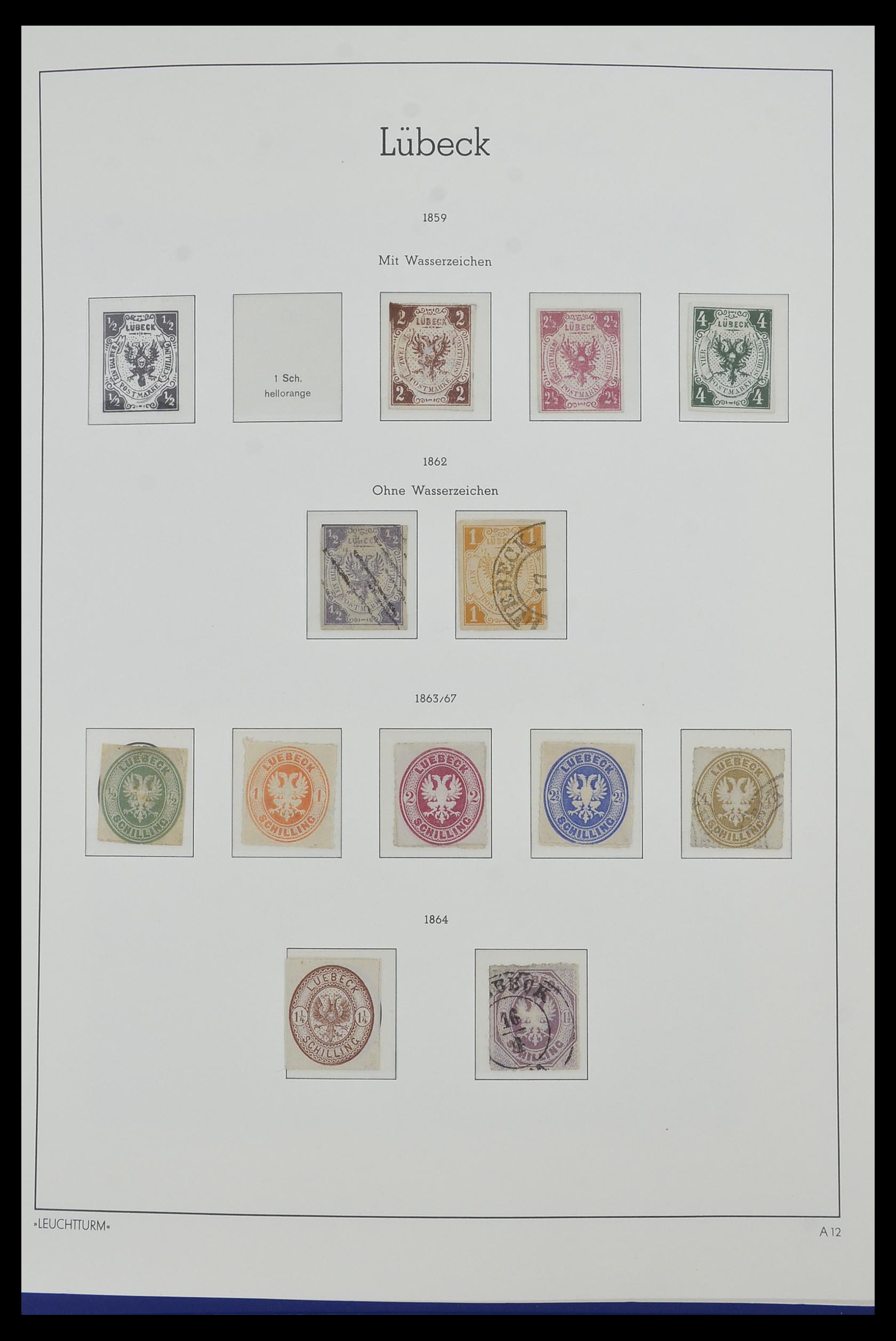 34315 022 - Postzegelverzameling 34315 Oud Duitse Staten 1849-1920.
