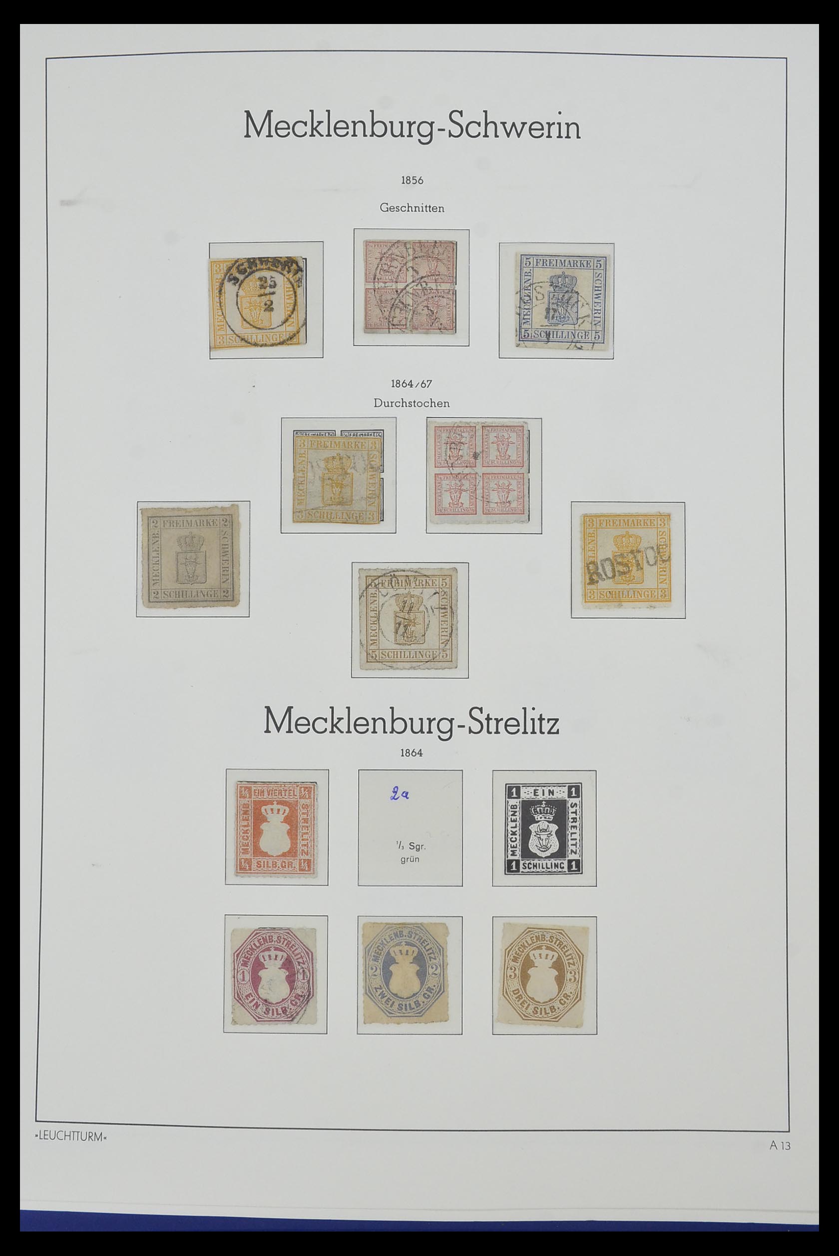 34315 024 - Postzegelverzameling 34315 Oud Duitse Staten 1849-1920.