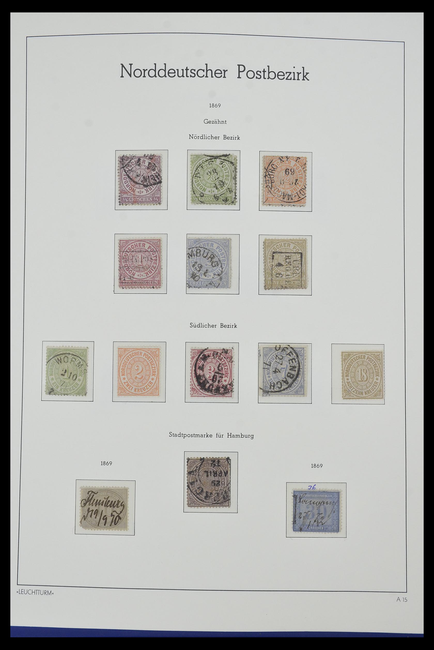 34315 027 - Postzegelverzameling 34315 Oud Duitse Staten 1849-1920.