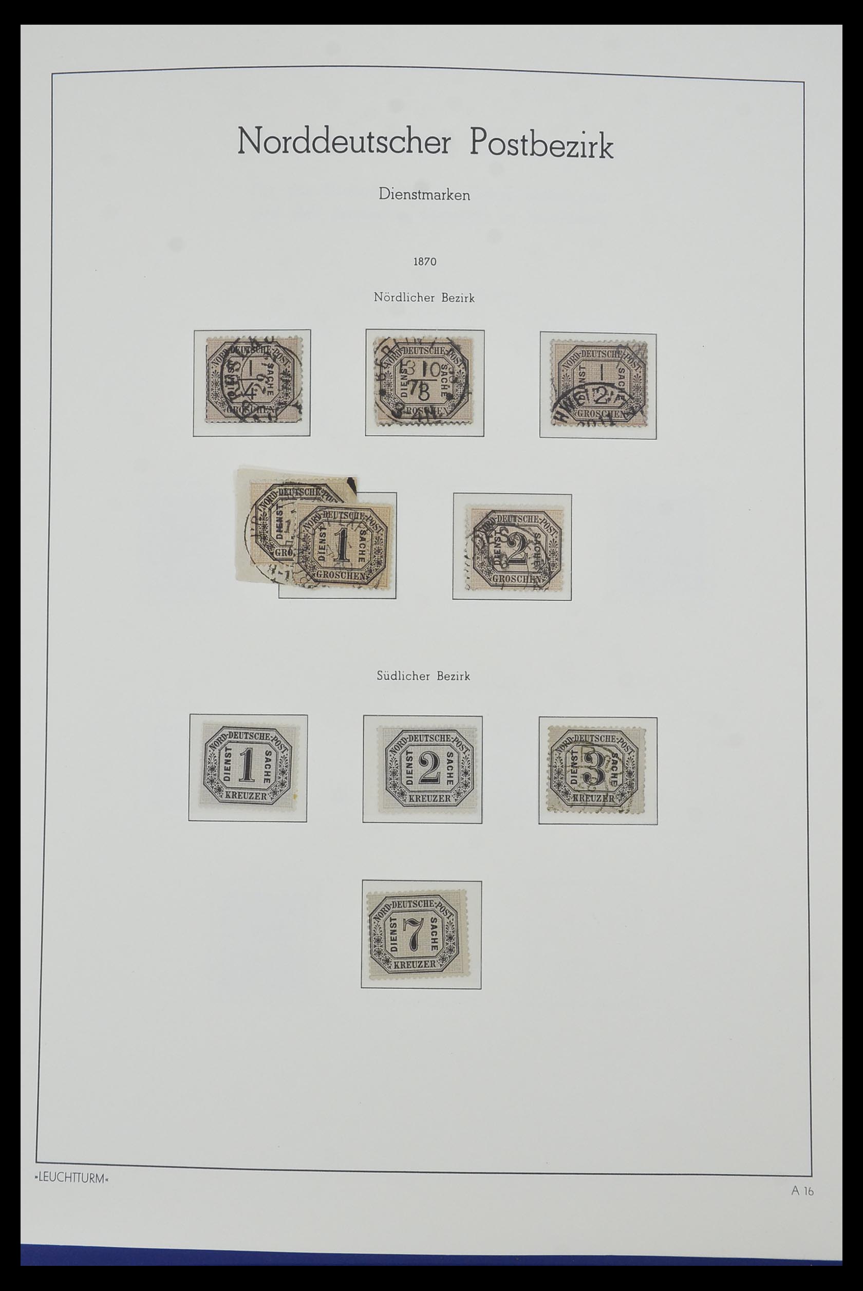 34315 028 - Postzegelverzameling 34315 Oud Duitse Staten 1849-1920.
