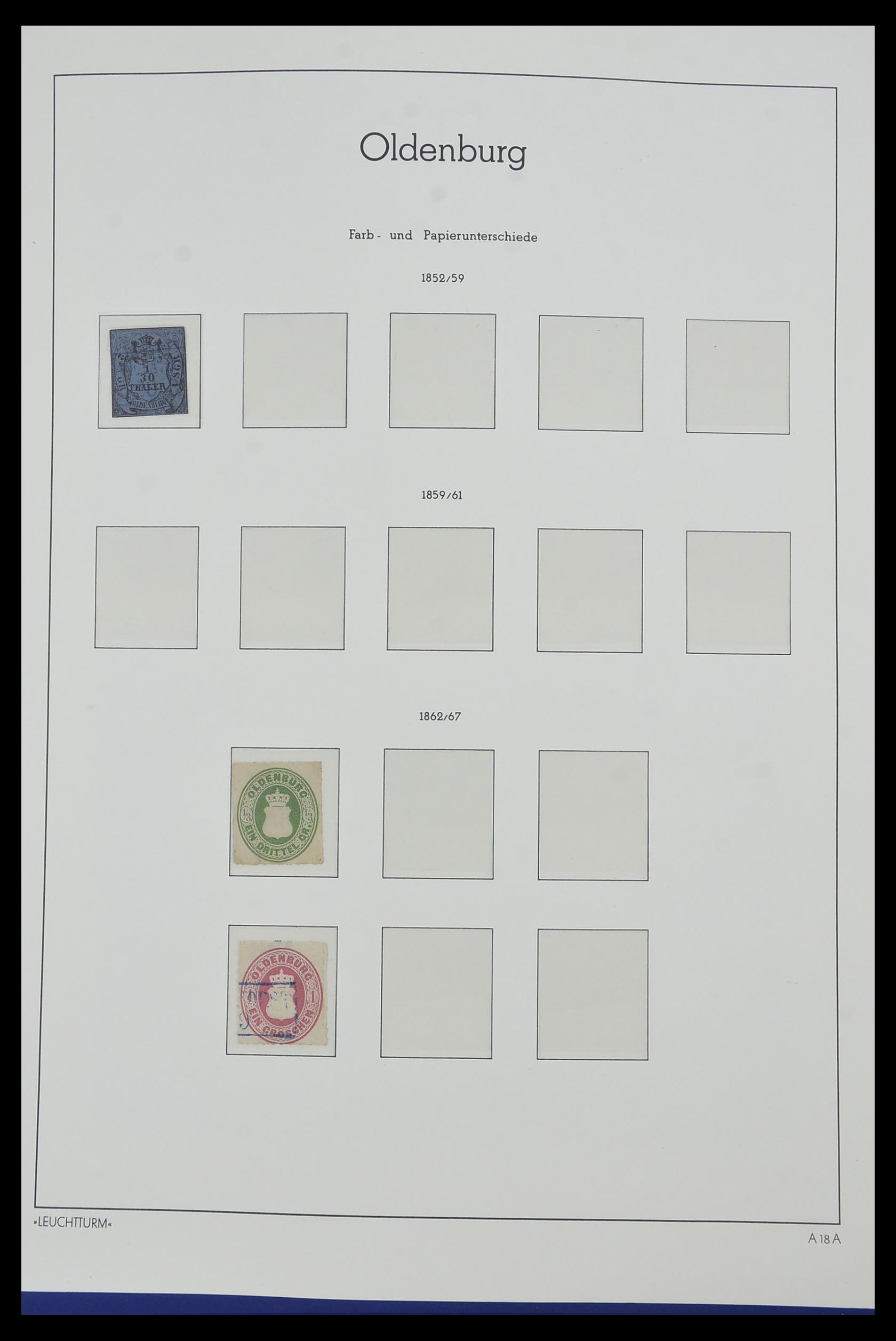 34315 031 - Postzegelverzameling 34315 Oud Duitse Staten 1849-1920.