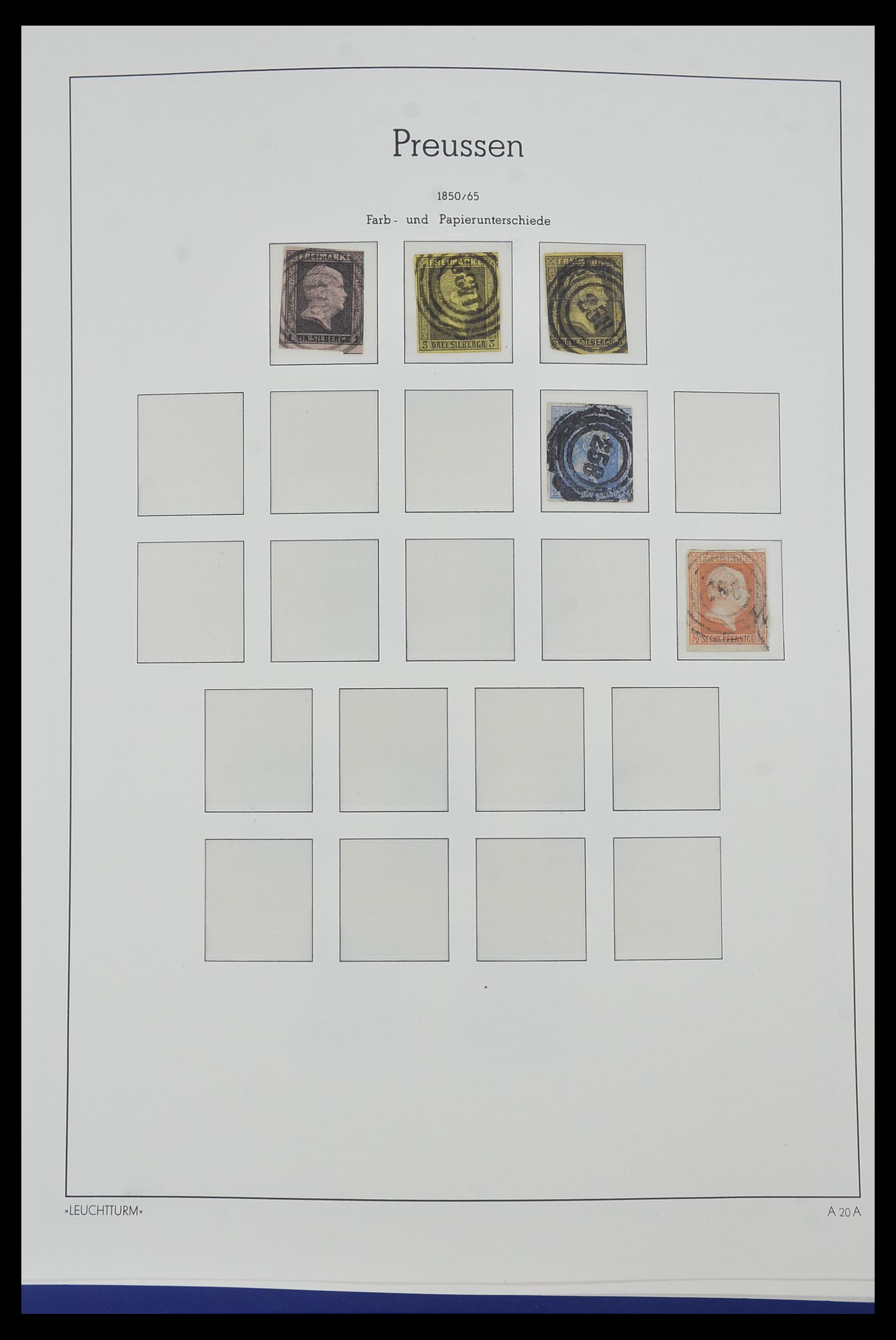 34315 038 - Postzegelverzameling 34315 Oud Duitse Staten 1849-1920.