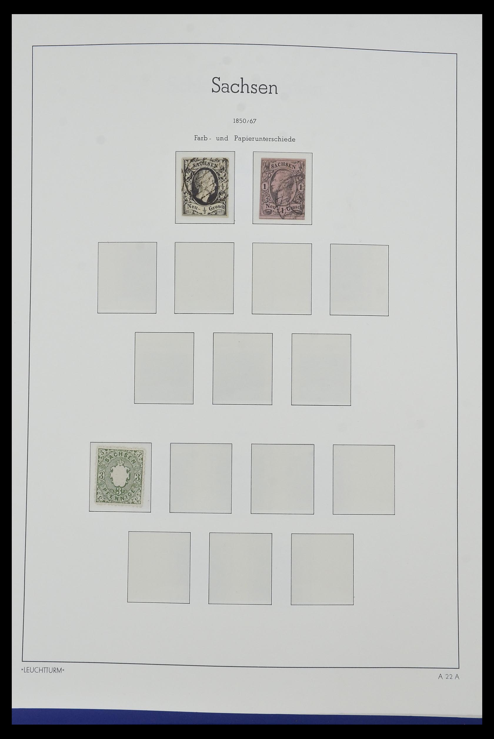 34315 041 - Postzegelverzameling 34315 Oud Duitse Staten 1849-1920.