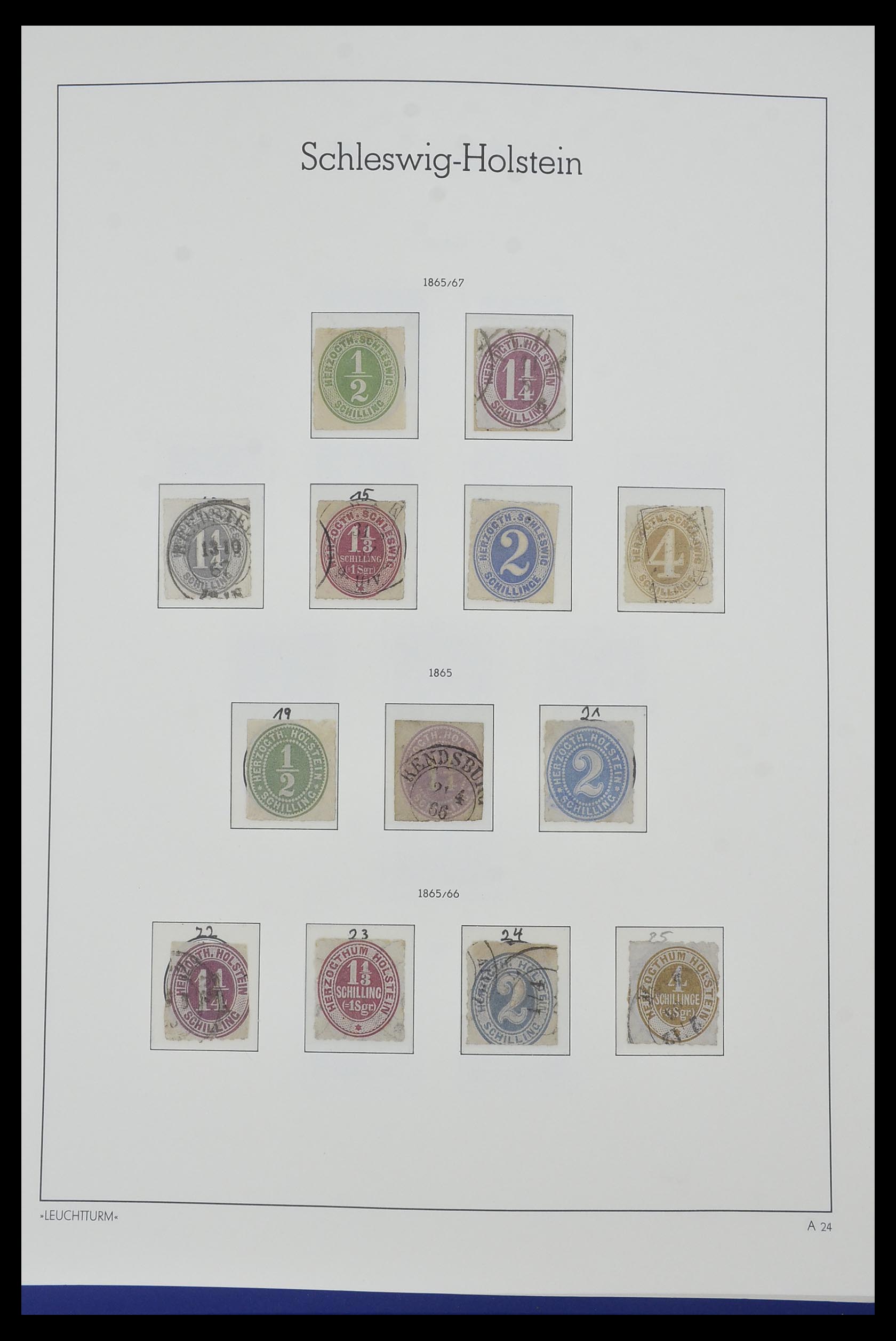 34315 043 - Postzegelverzameling 34315 Oud Duitse Staten 1849-1920.