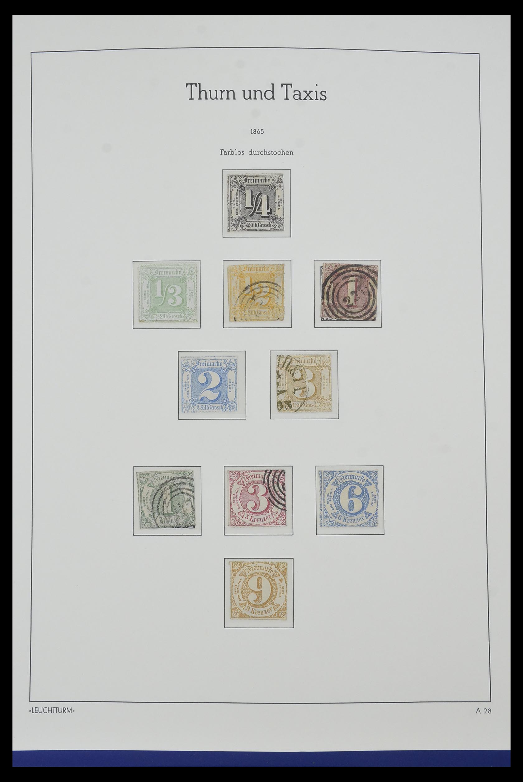 34315 048 - Postzegelverzameling 34315 Oud Duitse Staten 1849-1920.