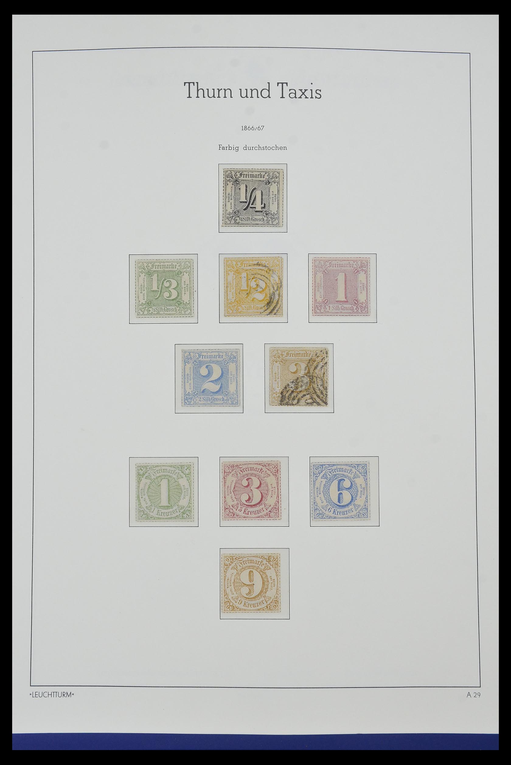 34315 049 - Postzegelverzameling 34315 Oud Duitse Staten 1849-1920.
