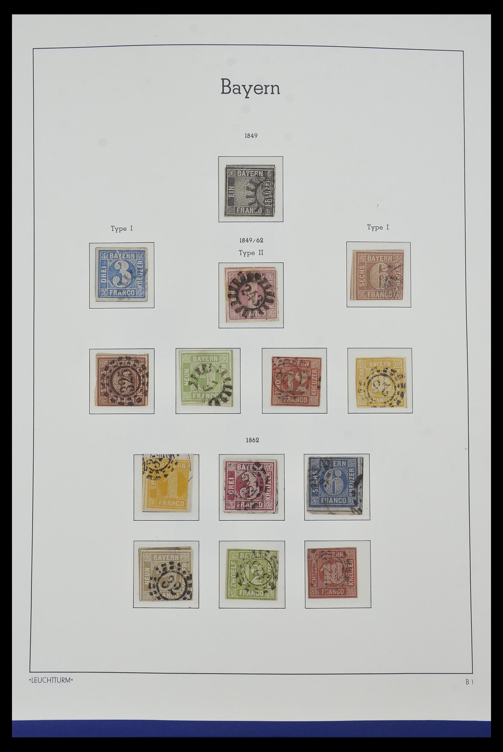 34315 050 - Postzegelverzameling 34315 Oud Duitse Staten 1849-1920.