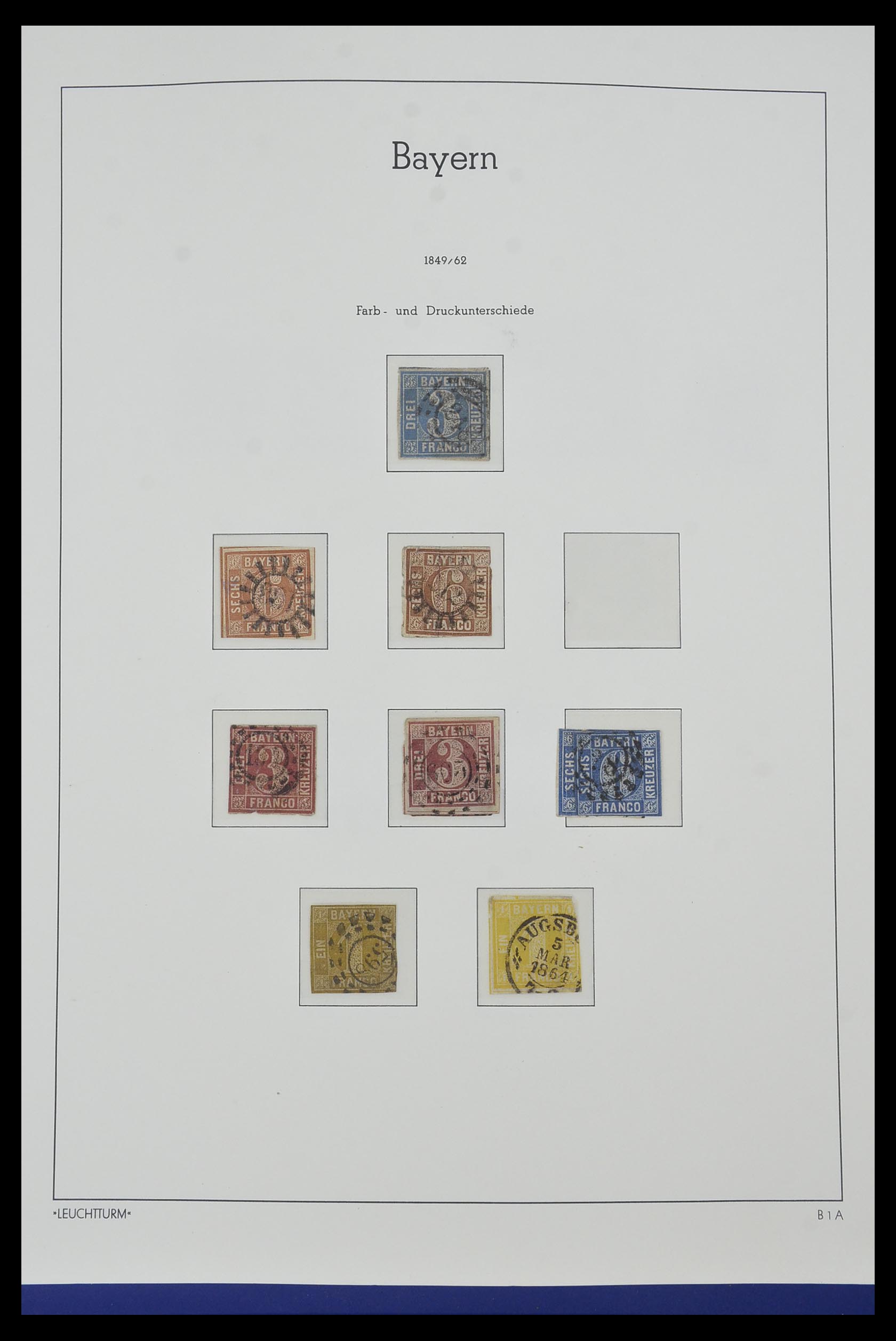 34315 051 - Postzegelverzameling 34315 Oud Duitse Staten 1849-1920.
