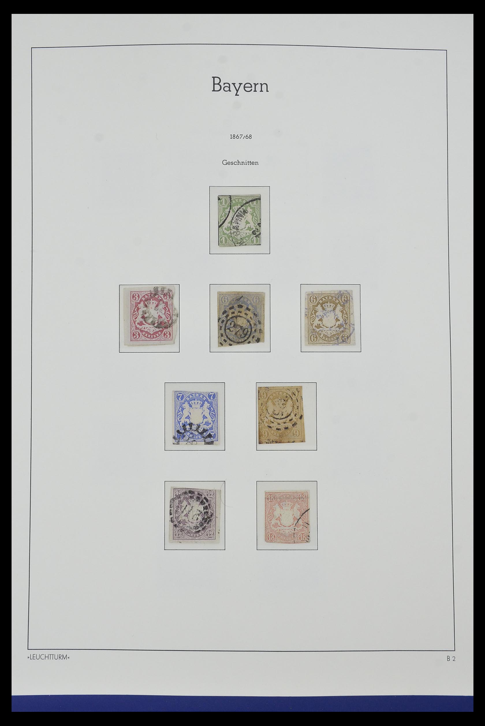 34315 052 - Postzegelverzameling 34315 Oud Duitse Staten 1849-1920.