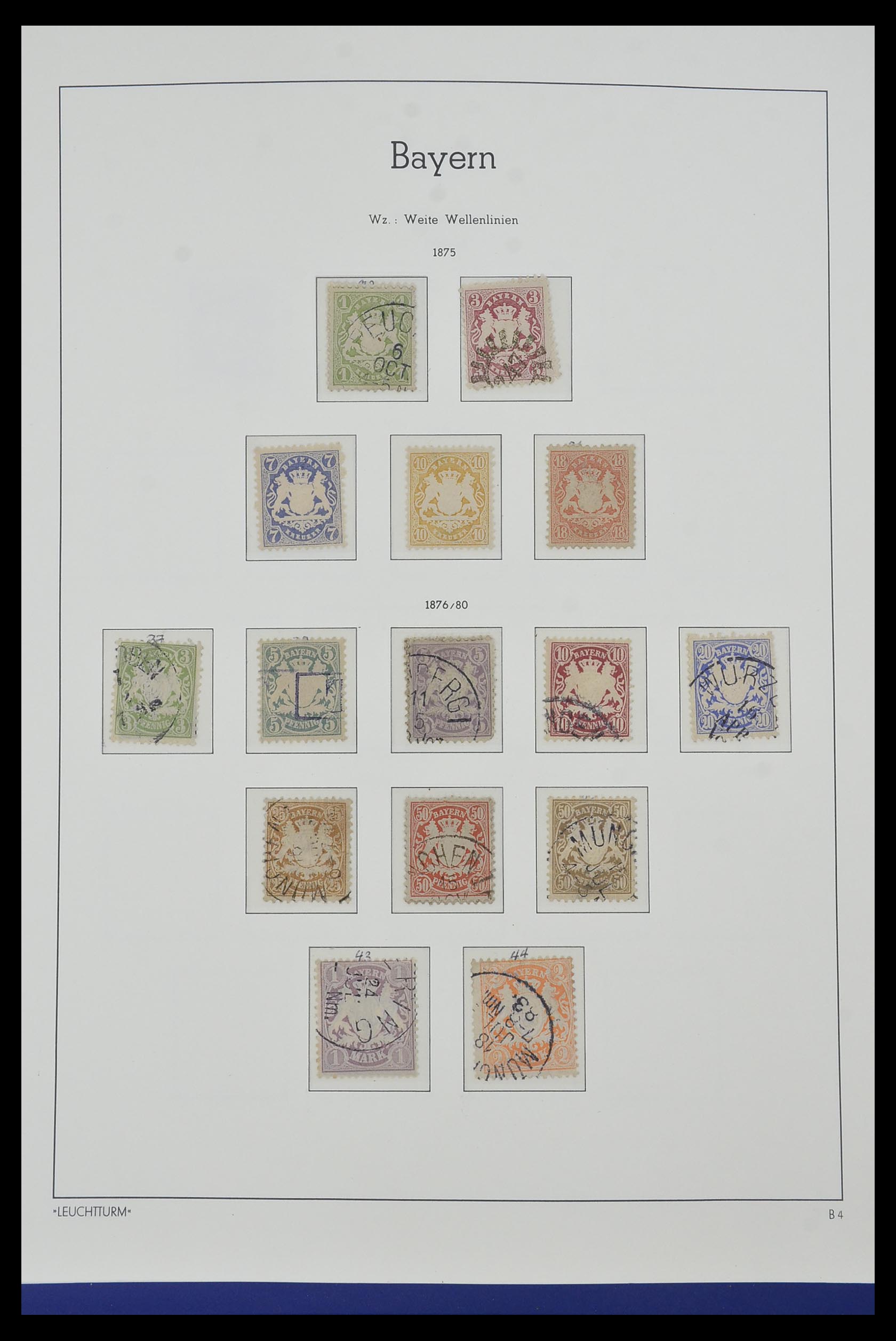 34315 055 - Postzegelverzameling 34315 Oud Duitse Staten 1849-1920.