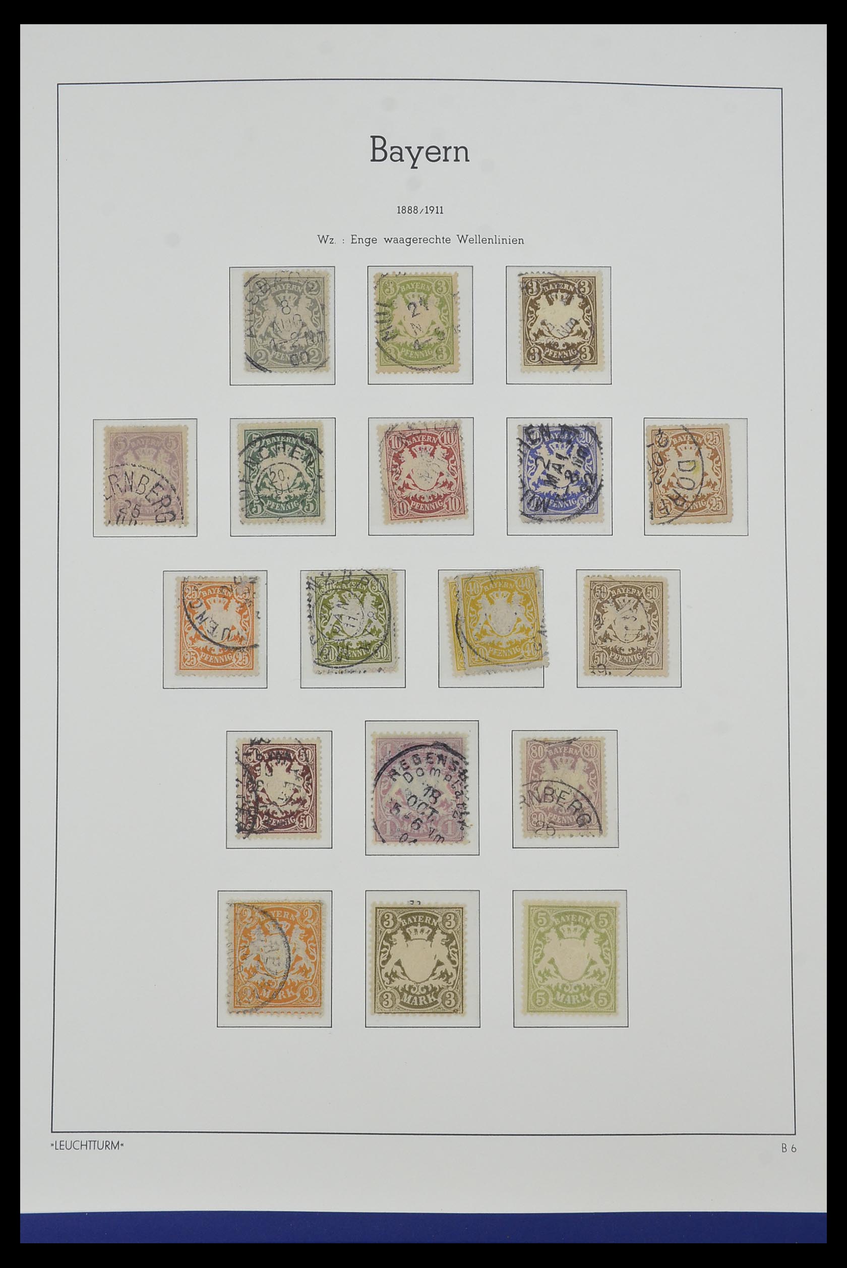 34315 058 - Postzegelverzameling 34315 Oud Duitse Staten 1849-1920.