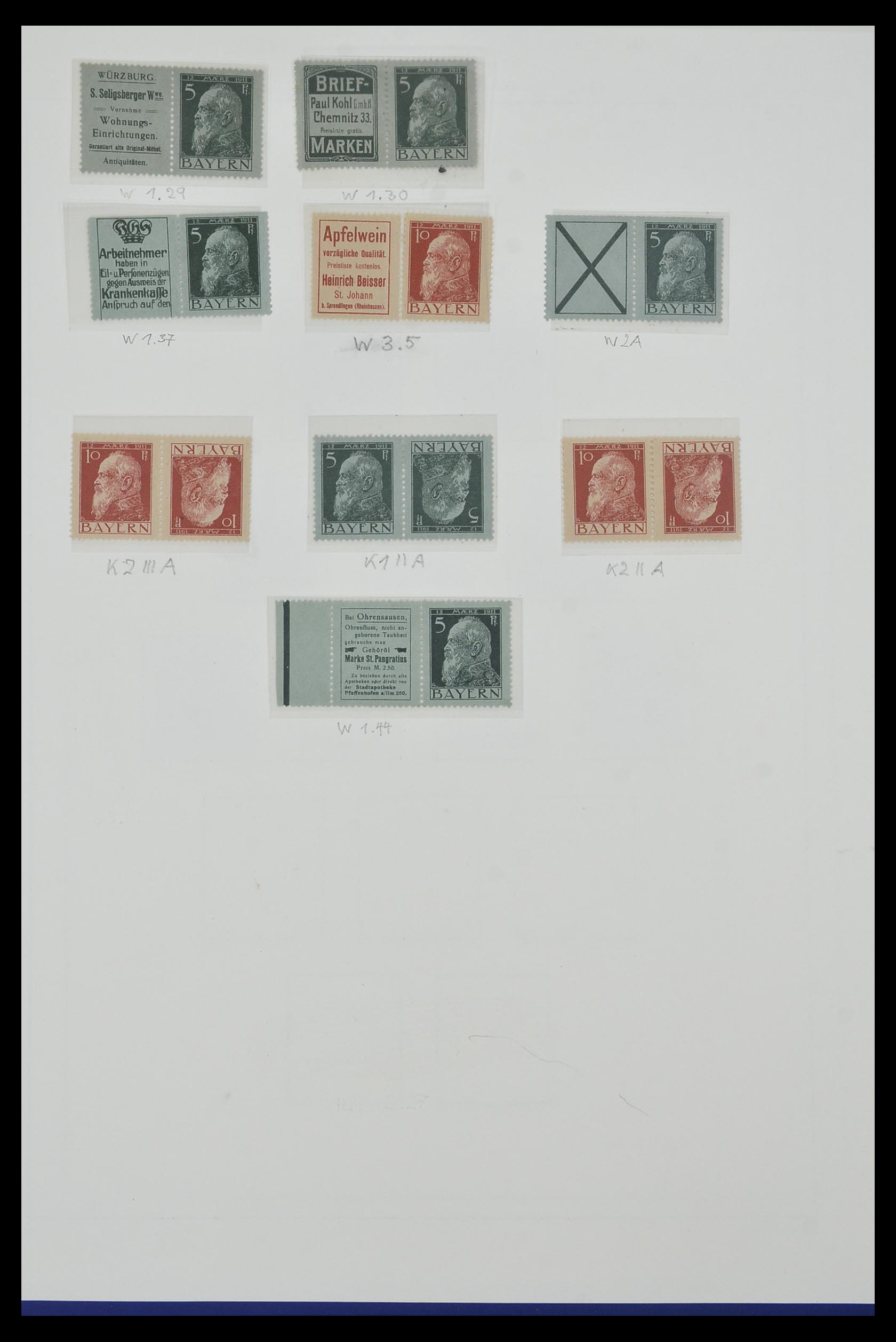 34315 060 - Postzegelverzameling 34315 Oud Duitse Staten 1849-1920.