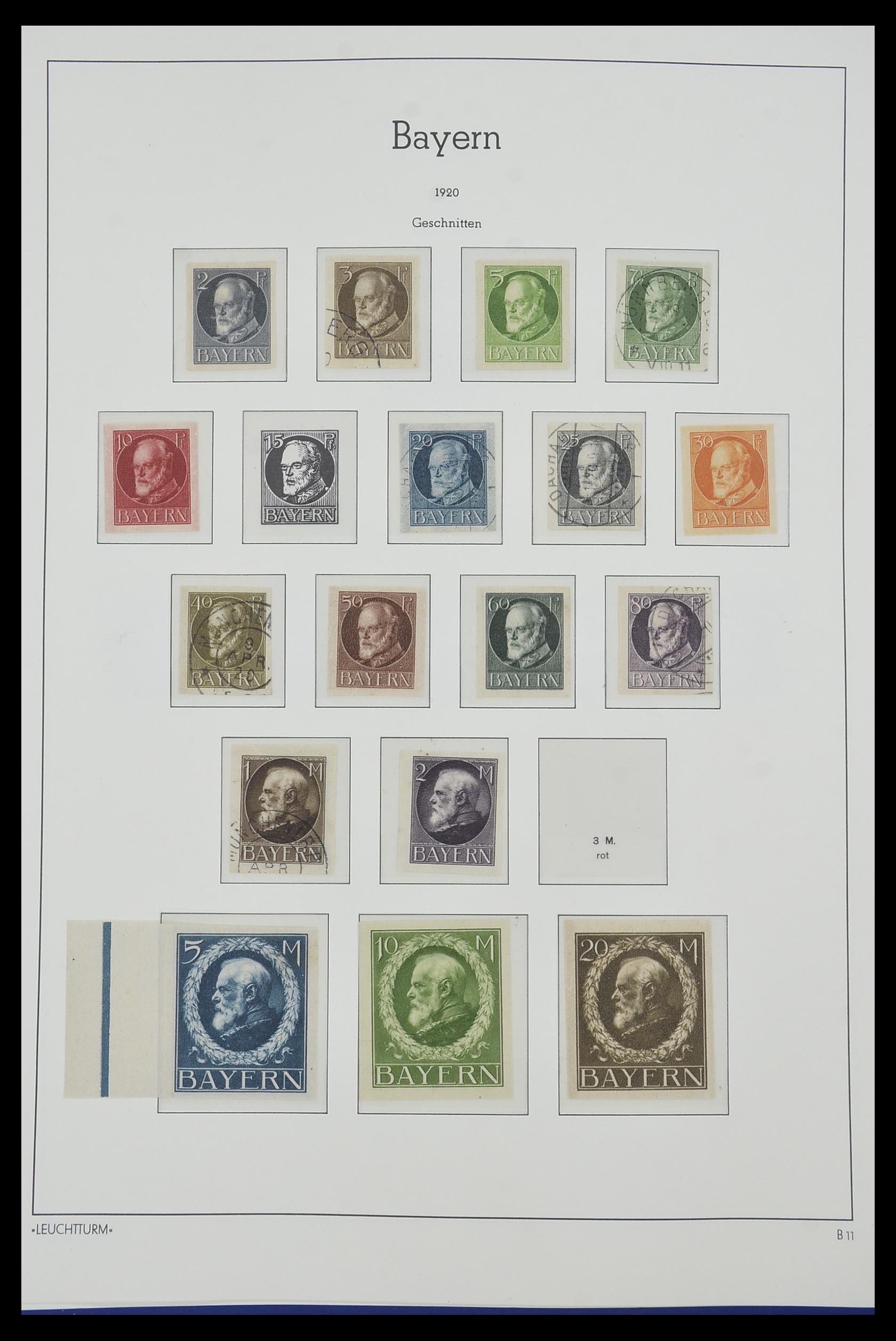 34315 069 - Stamp collection 34315 Old German States 1849-1920.