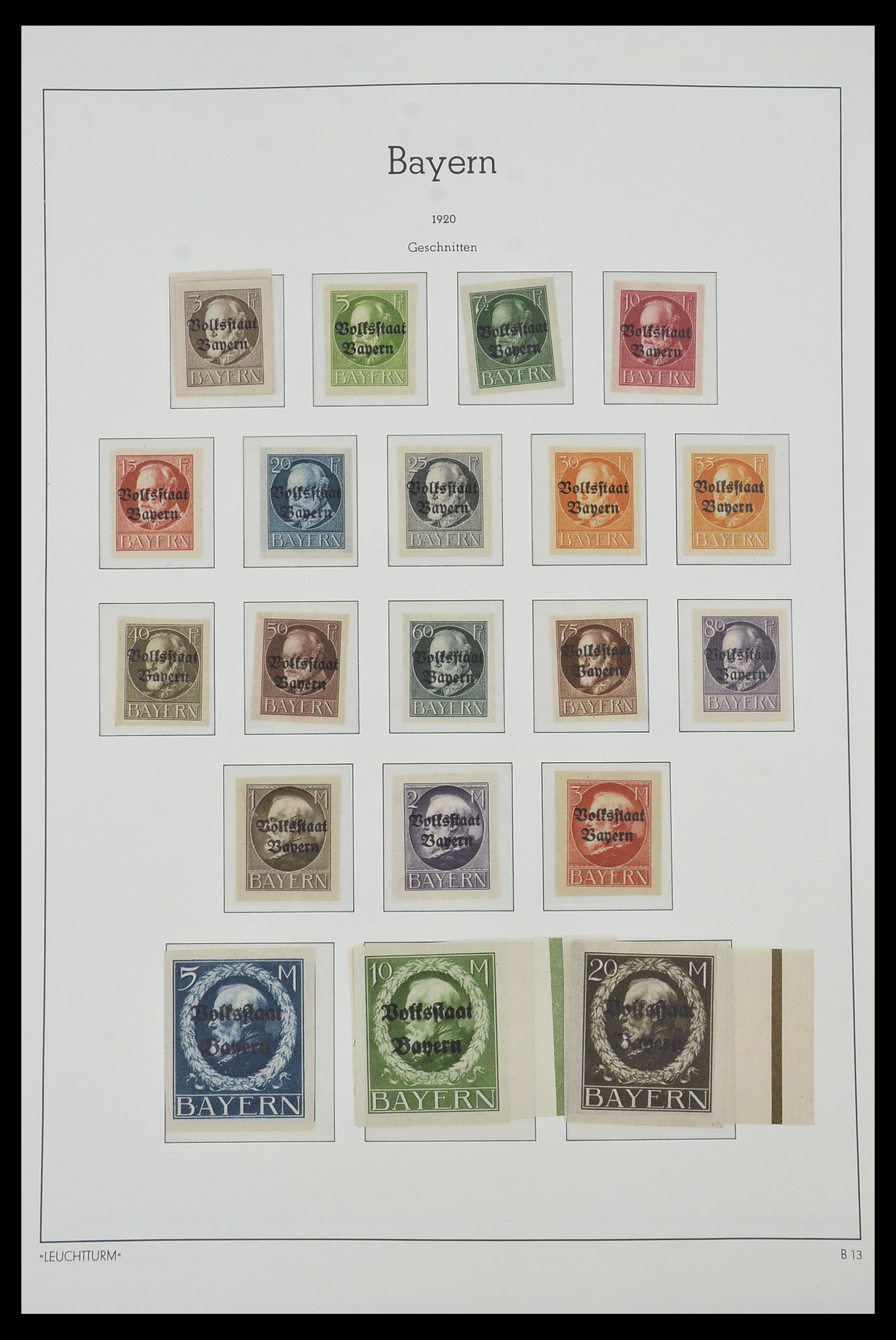 34315 073 - Stamp collection 34315 Old German States 1849-1920.