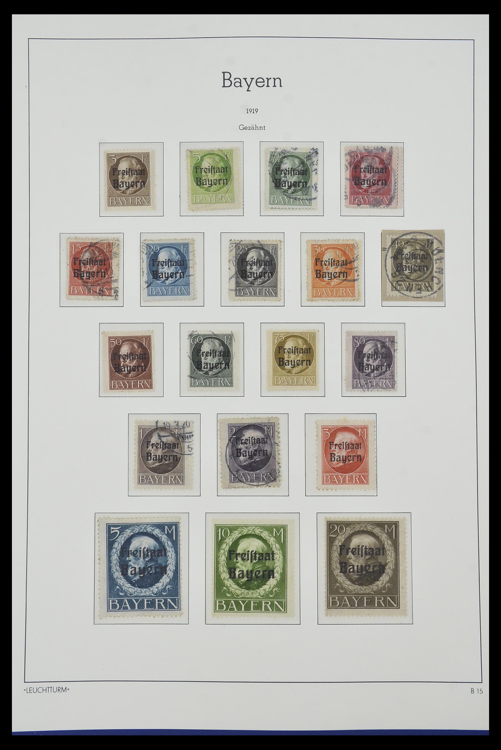 34315 075 - Stamp collection 34315 Old German States 1849-1920.