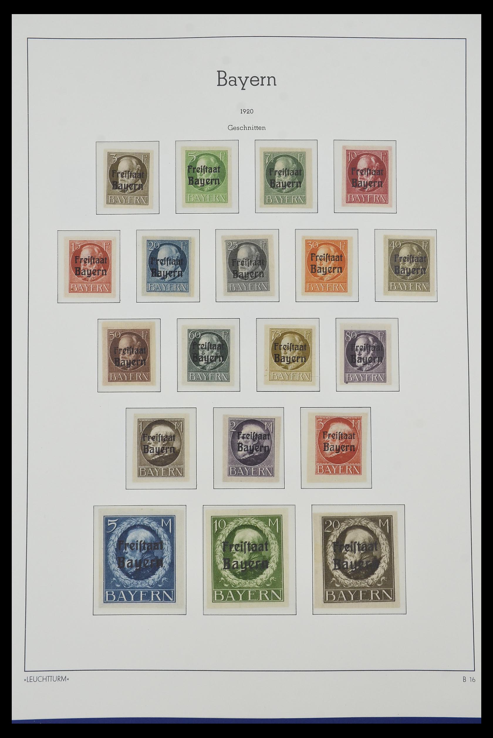 34315 076 - Stamp collection 34315 Old German States 1849-1920.