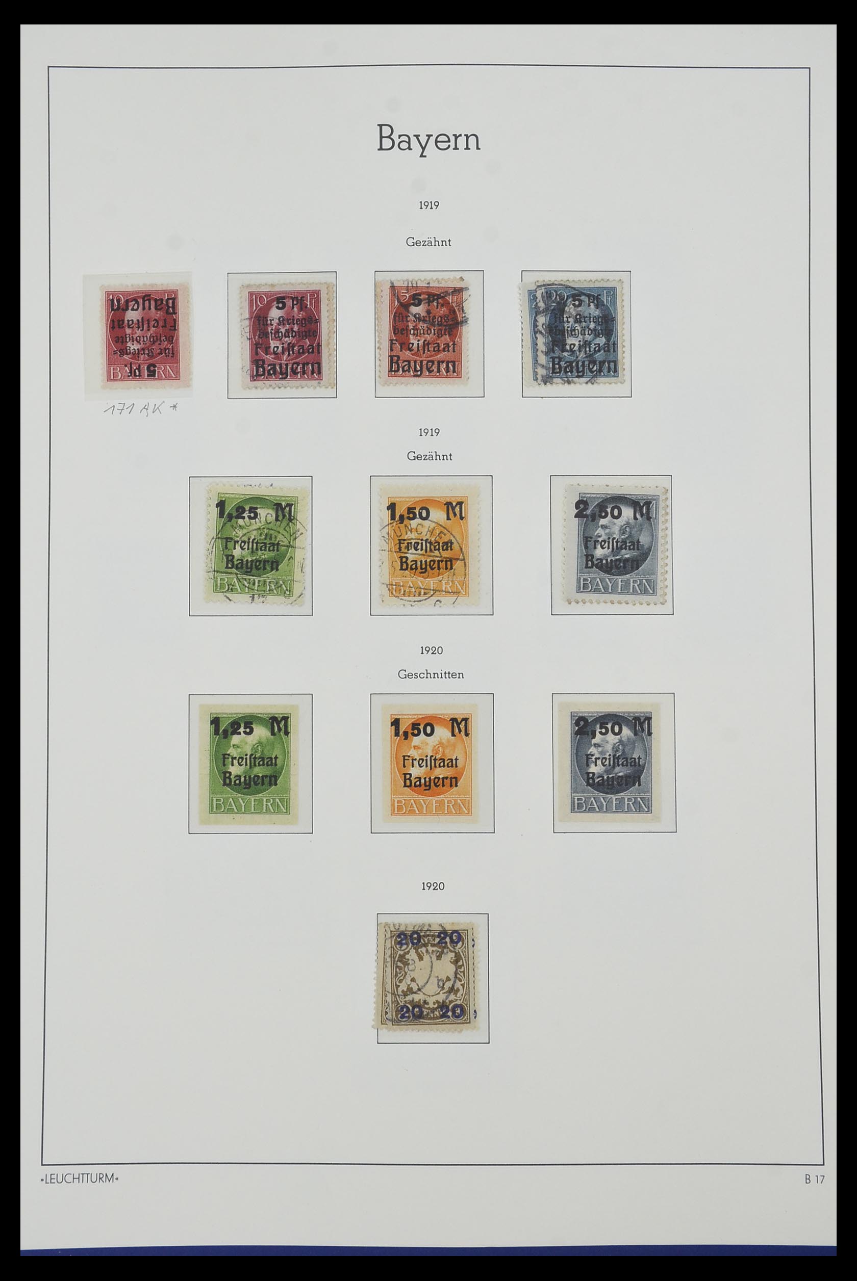 34315 077 - Stamp collection 34315 Old German States 1849-1920.