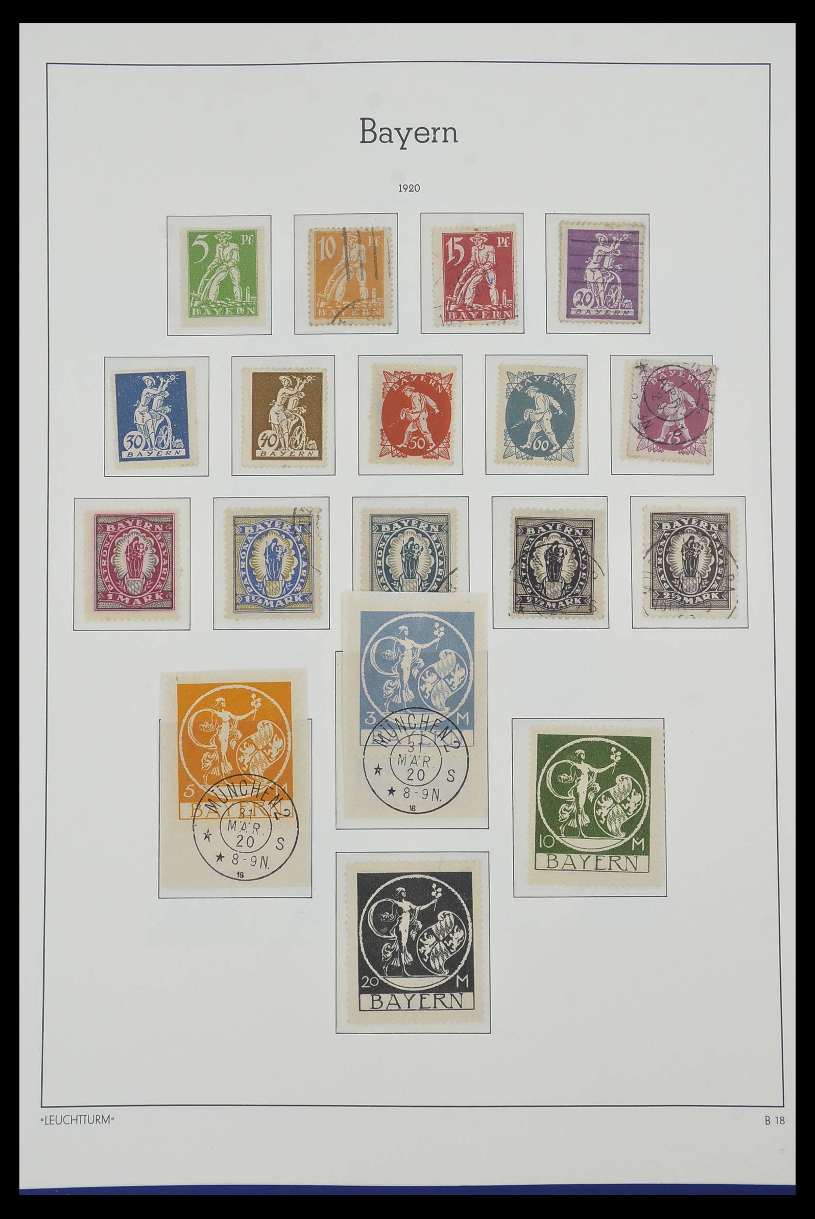 34315 078 - Stamp collection 34315 Old German States 1849-1920.