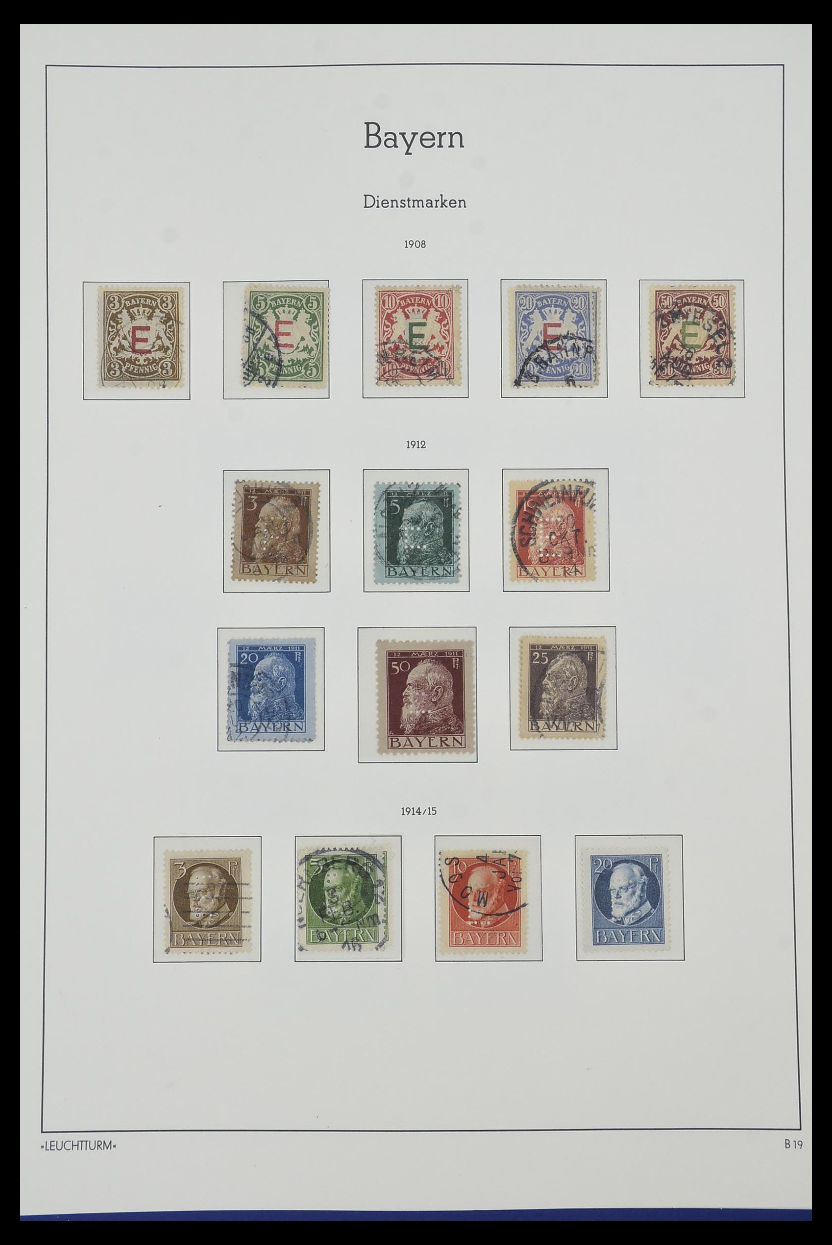 34315 079 - Stamp collection 34315 Old German States 1849-1920.