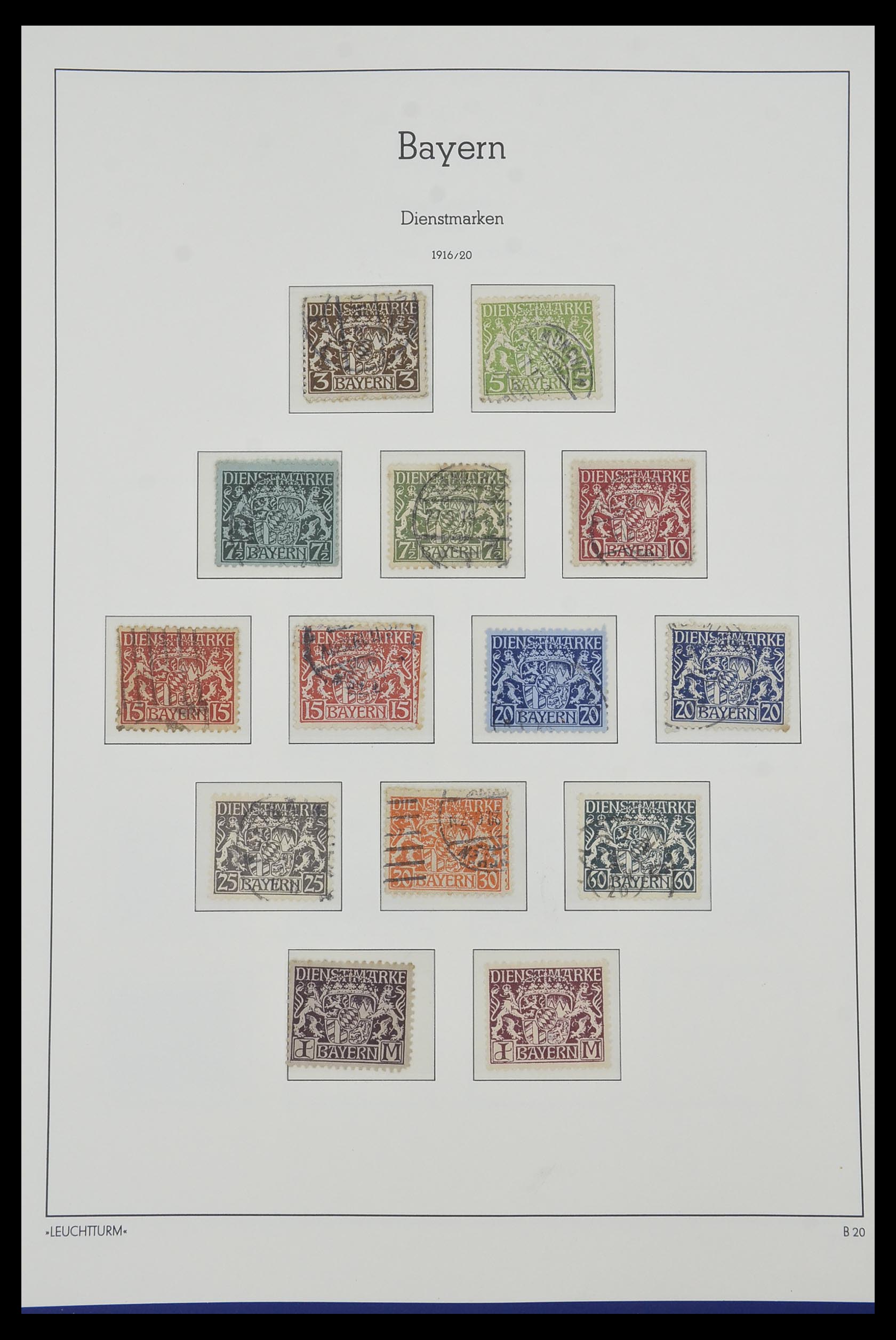 34315 080 - Stamp collection 34315 Old German States 1849-1920.