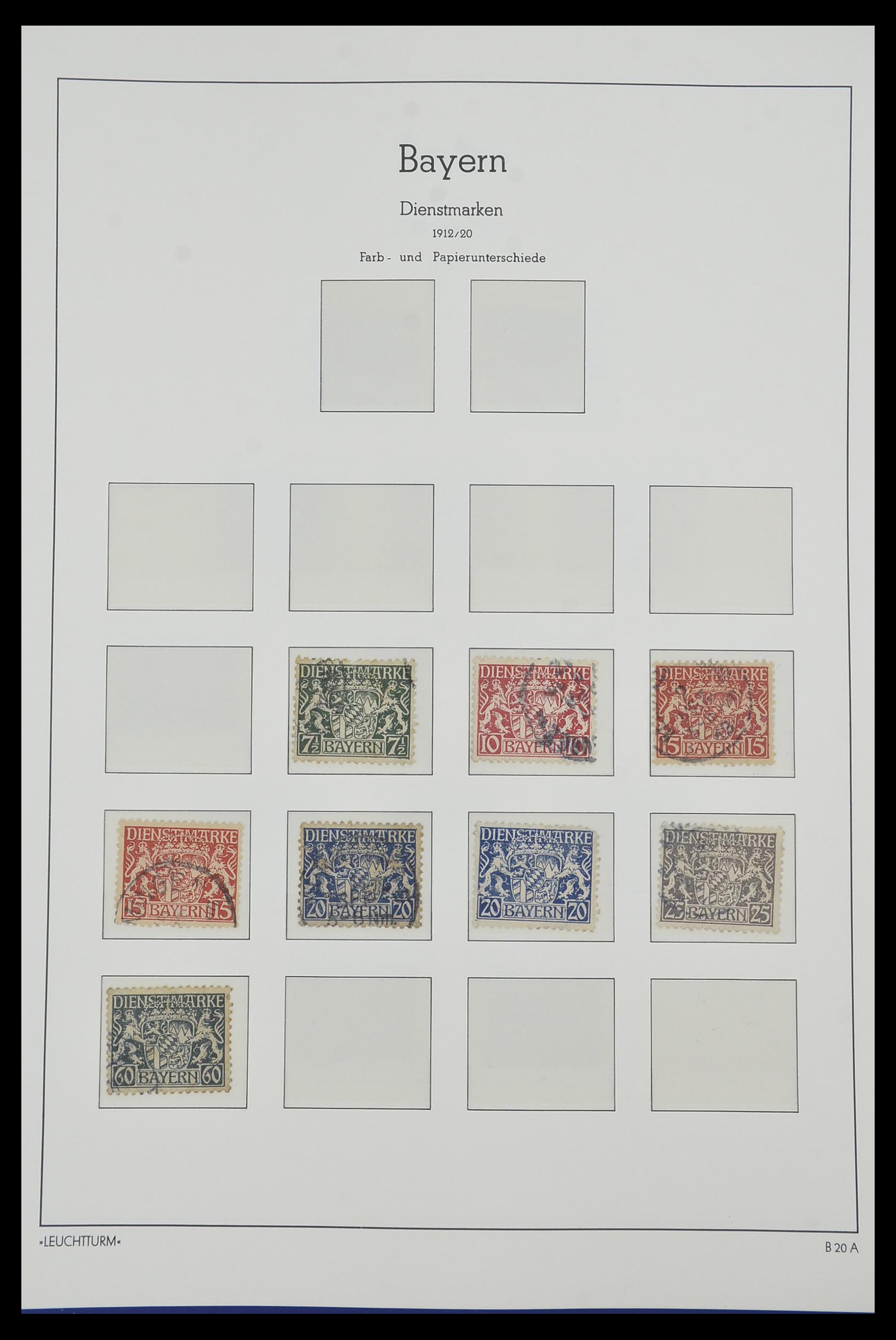 34315 081 - Postzegelverzameling 34315 Oud Duitse Staten 1849-1920.